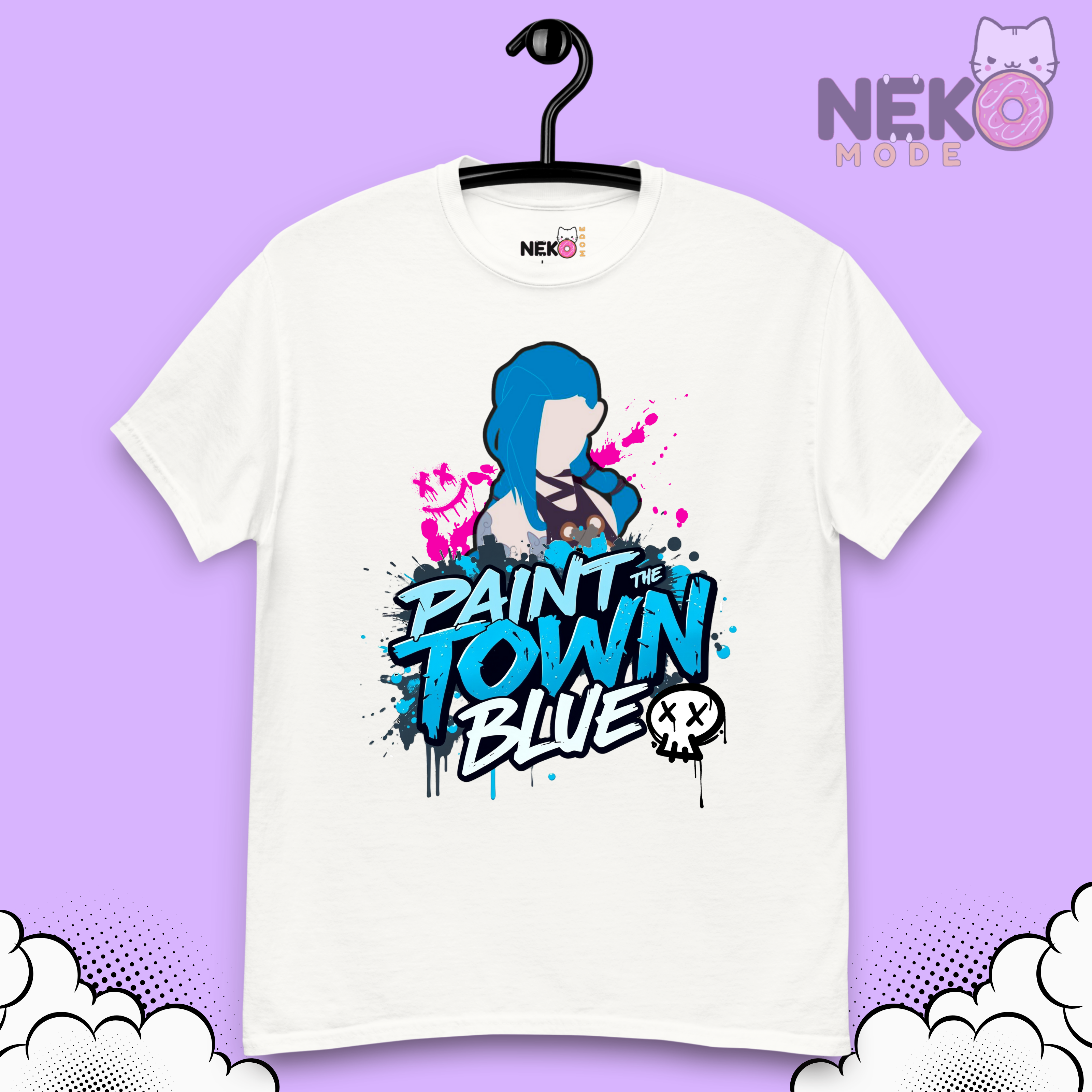 Camiseta 'Paint the Town Blue'