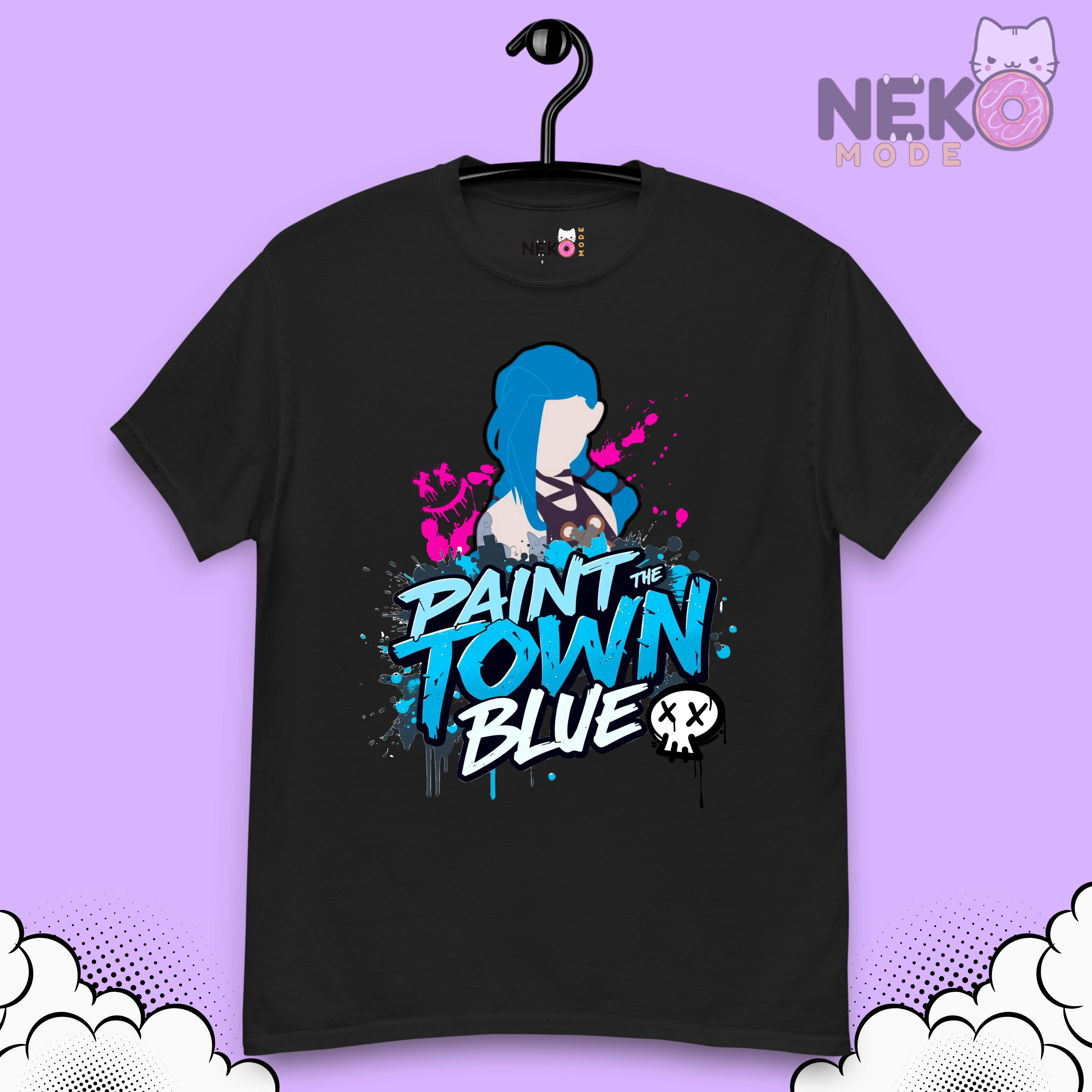 Camiseta 'Paint the Town Blue'
