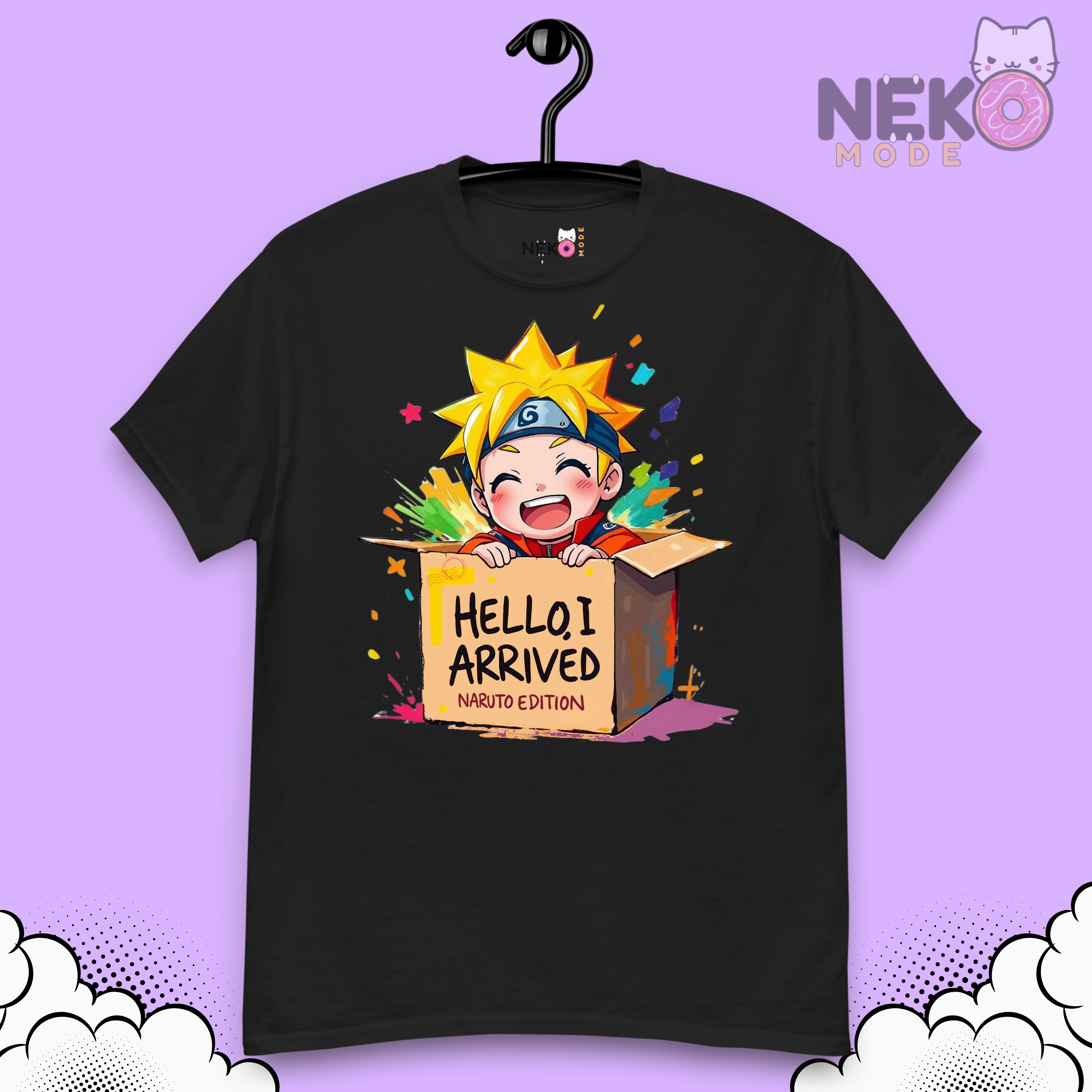 Camiseta de Naruto "Hello i Arrived"