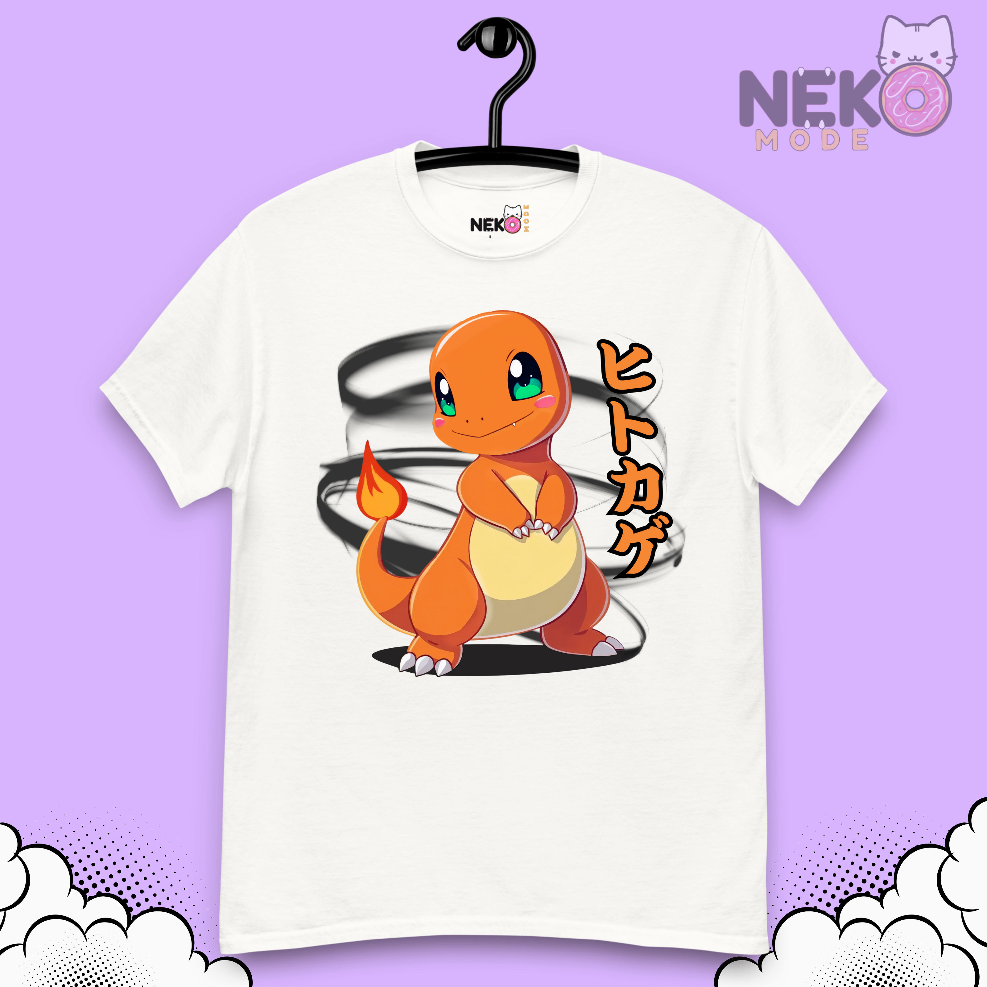 Camiseta con diseño de Charmander