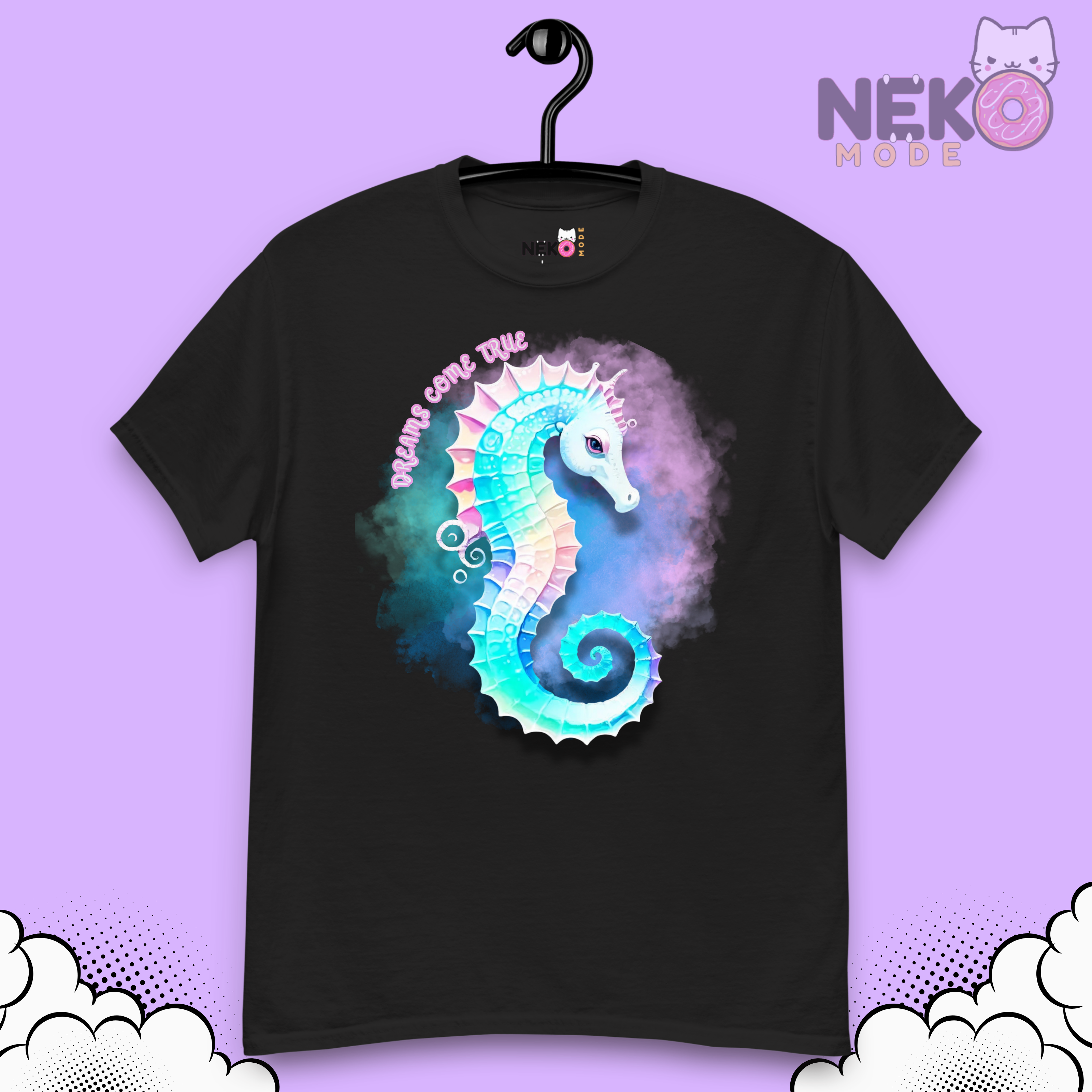 Camiseta de caballito de mar "dreams come true"