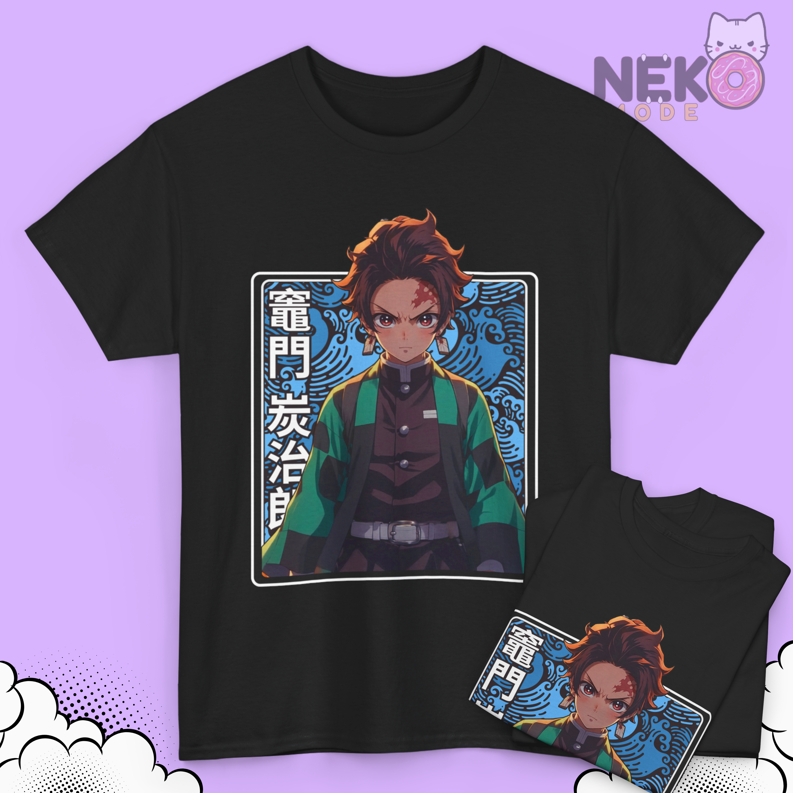 Camiseta de Kamado Tanjiro