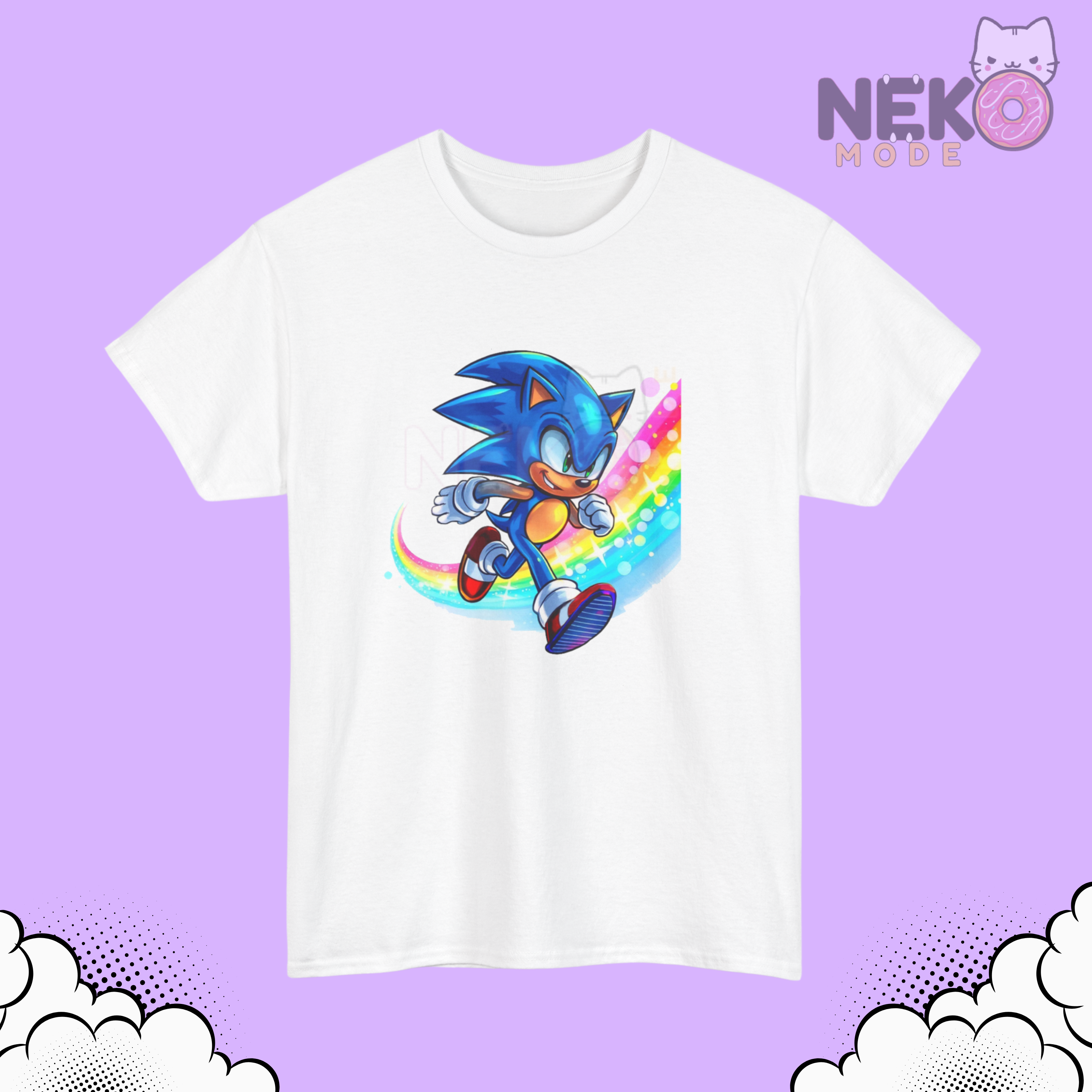 Camiseta Blanca con Diseño de Personaje