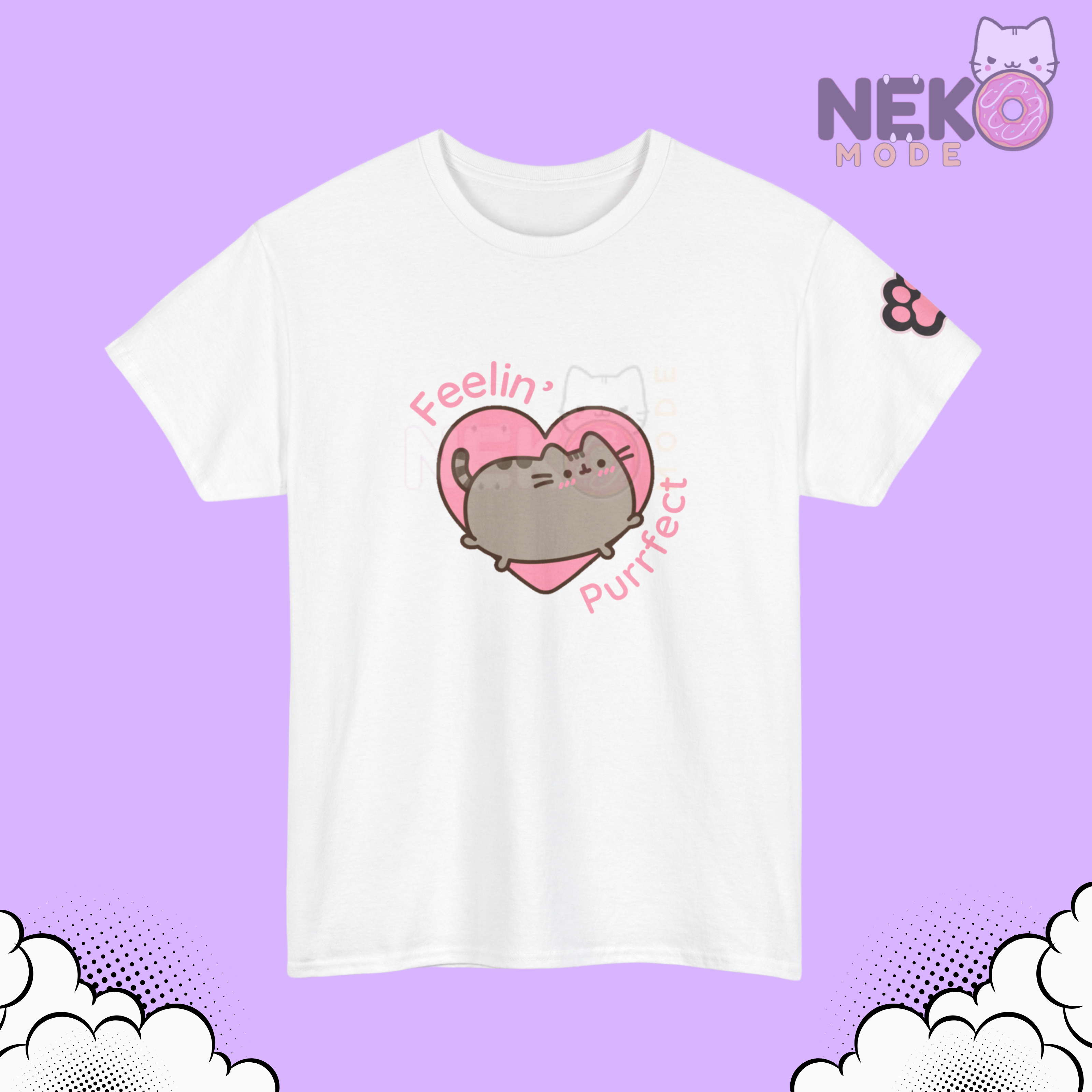 Camiseta 'Feelin' Purrfect'