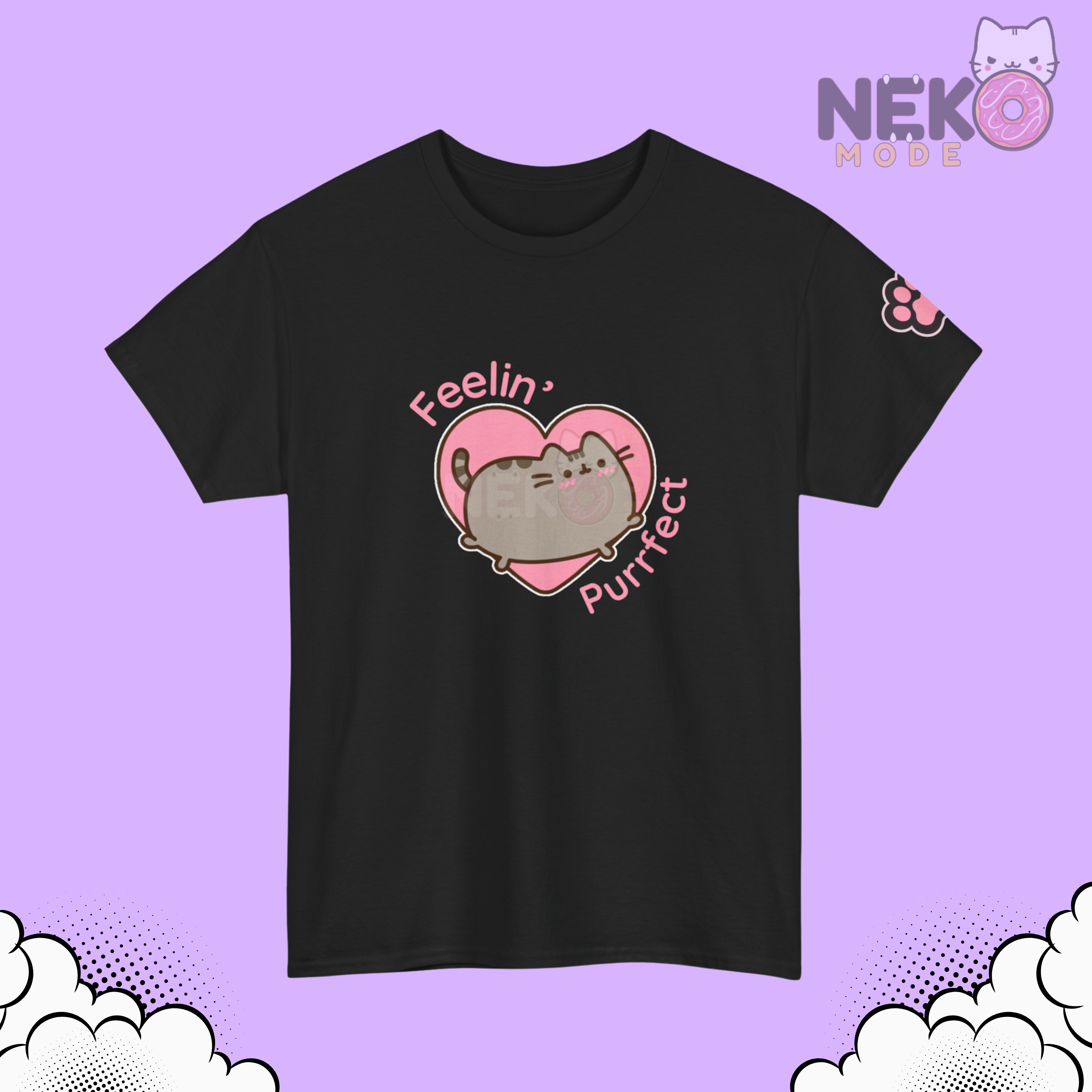 Camiseta 'Feelin' Purrfect'