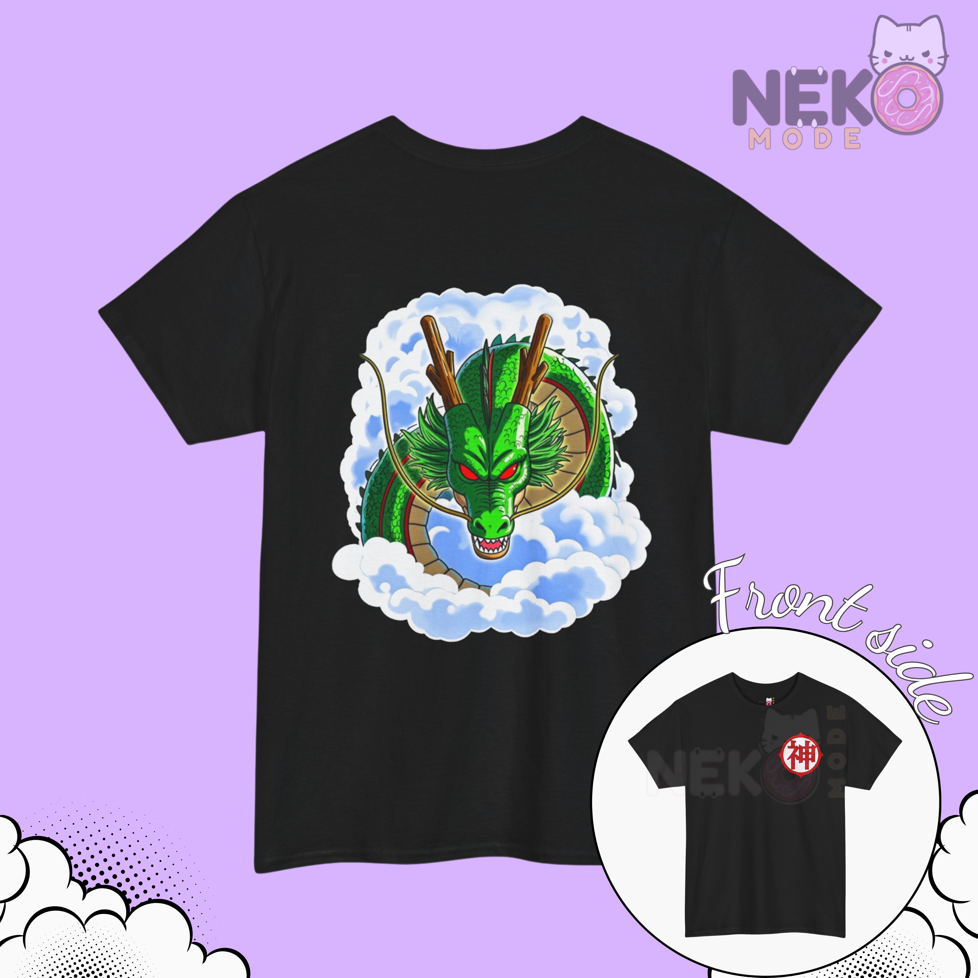 Camiseta con diseño de shenlong