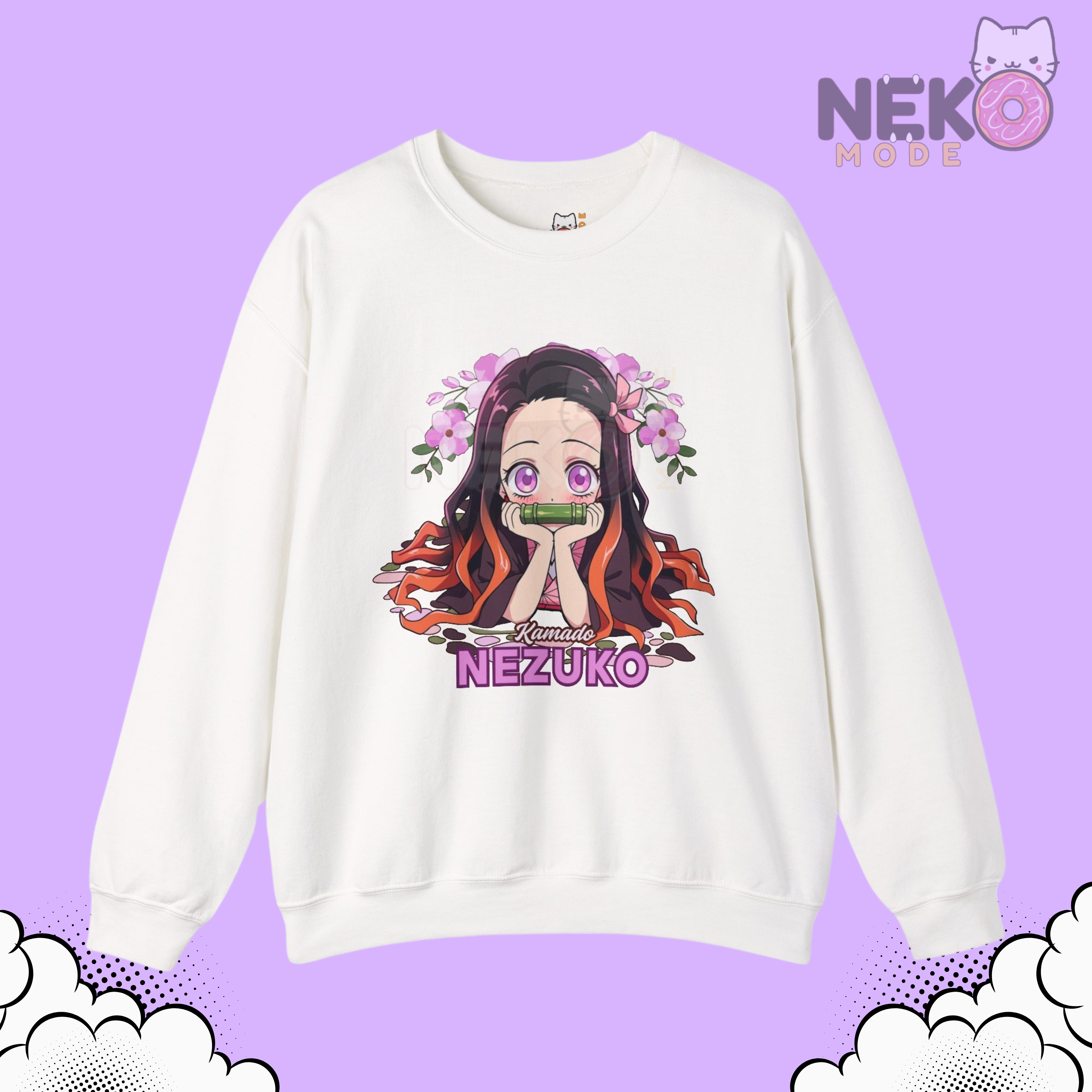 Buzo con diseño de Nezuko