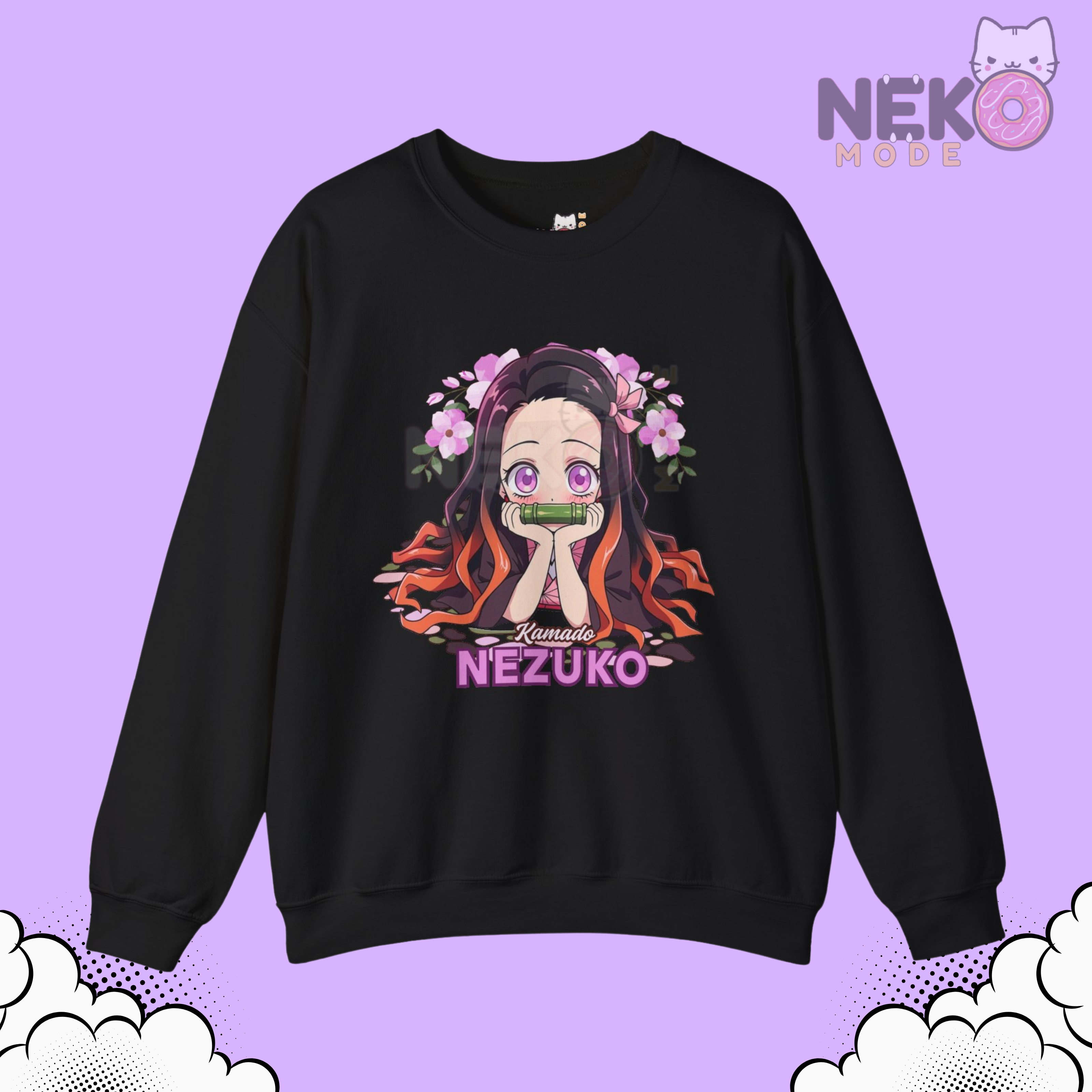 Buzo con diseño de Nezuko