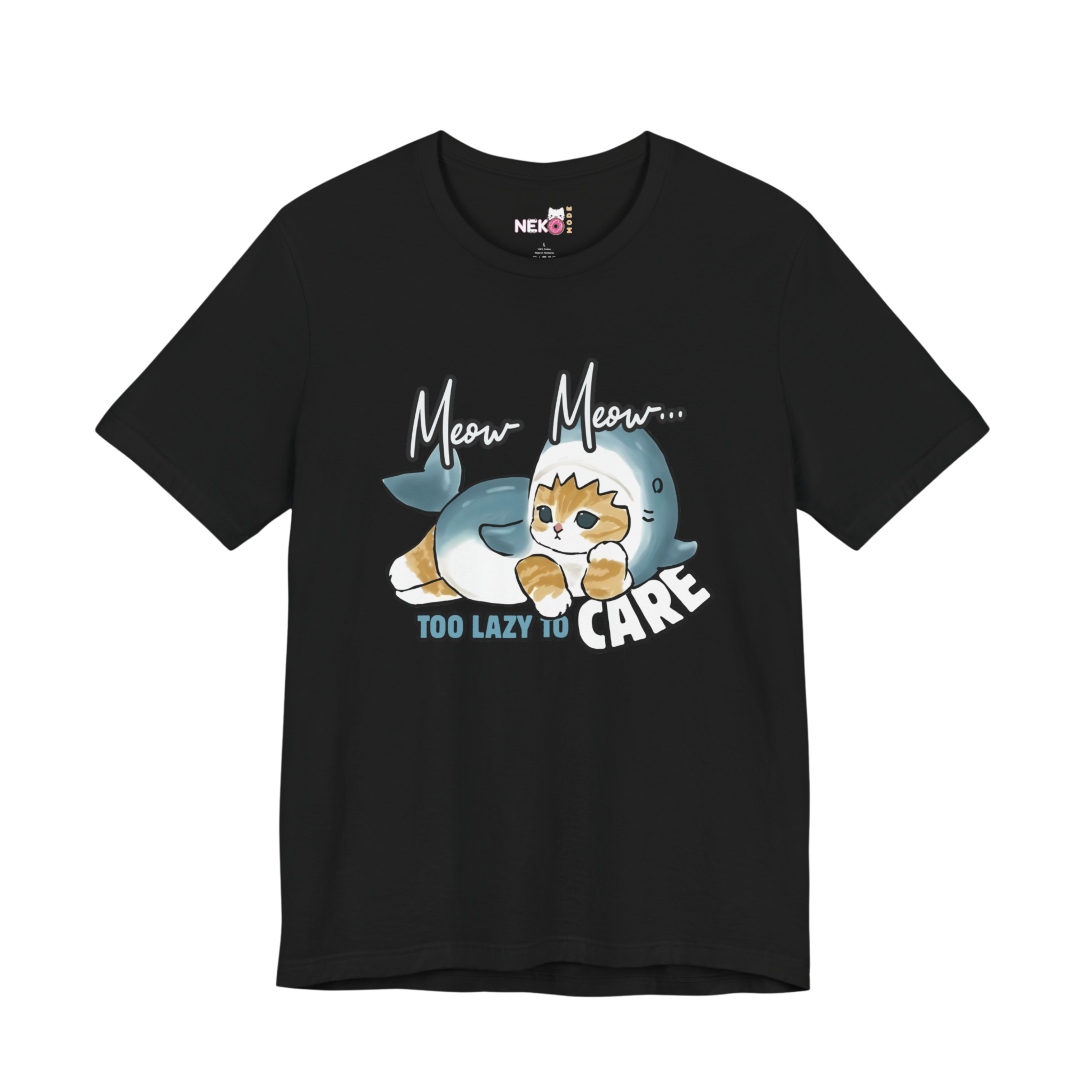 Remera 'Gato tiburon'