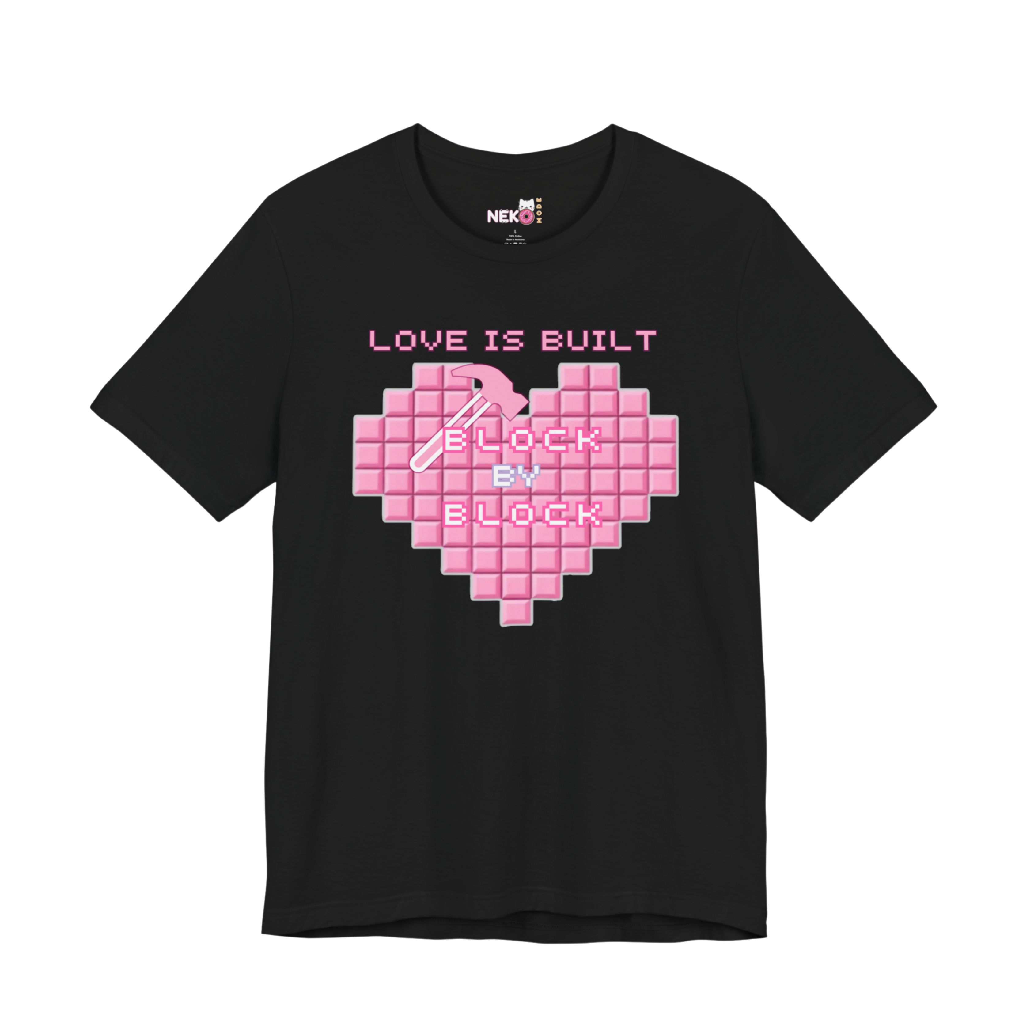 Camiseta 'Love is Built Block by Block'