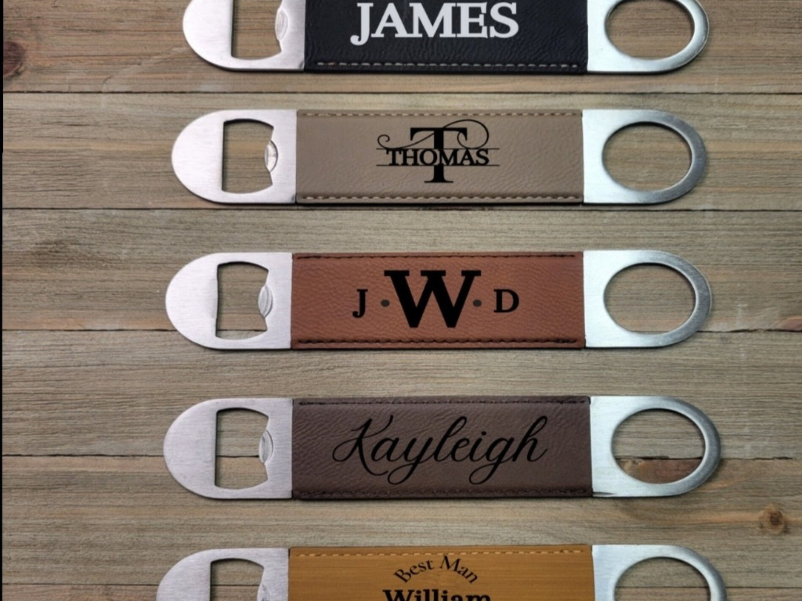 Personalized Bottle Opener, Groomsman Gift under 20 , Wedding, Custom Opener, Bar-Tending, Wedding Favors