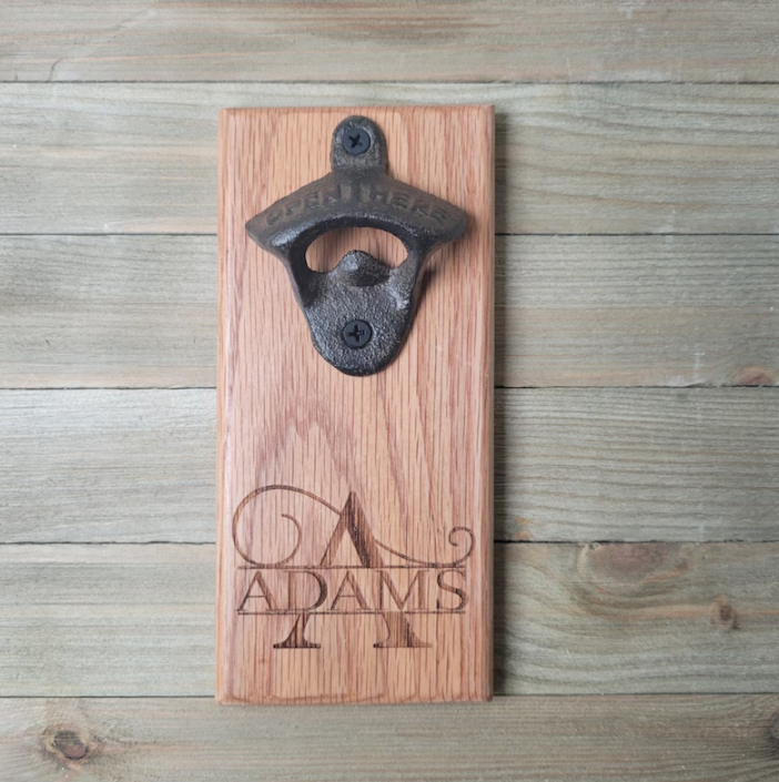 Wall Mounted Bottle Opener, Bottle Opener, Cap Catcher, Christmas Gift, Gift For Dad, Wall Mounted Bottle Opener, Father's Day Gift From Son
