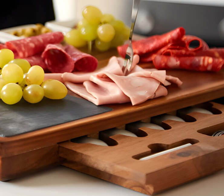 Personalized Charcuterie Board Set. Wedding gift, Realtor Gift, Fall decor, New Home Gift.