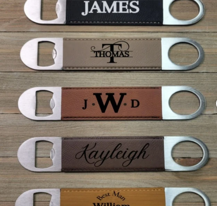 Custom Bottle Opener, Grilling Tool, Unique Groomsman Gift, Wedding gift, Bar-Tender Gifts, Wedding Favors, Party Favors