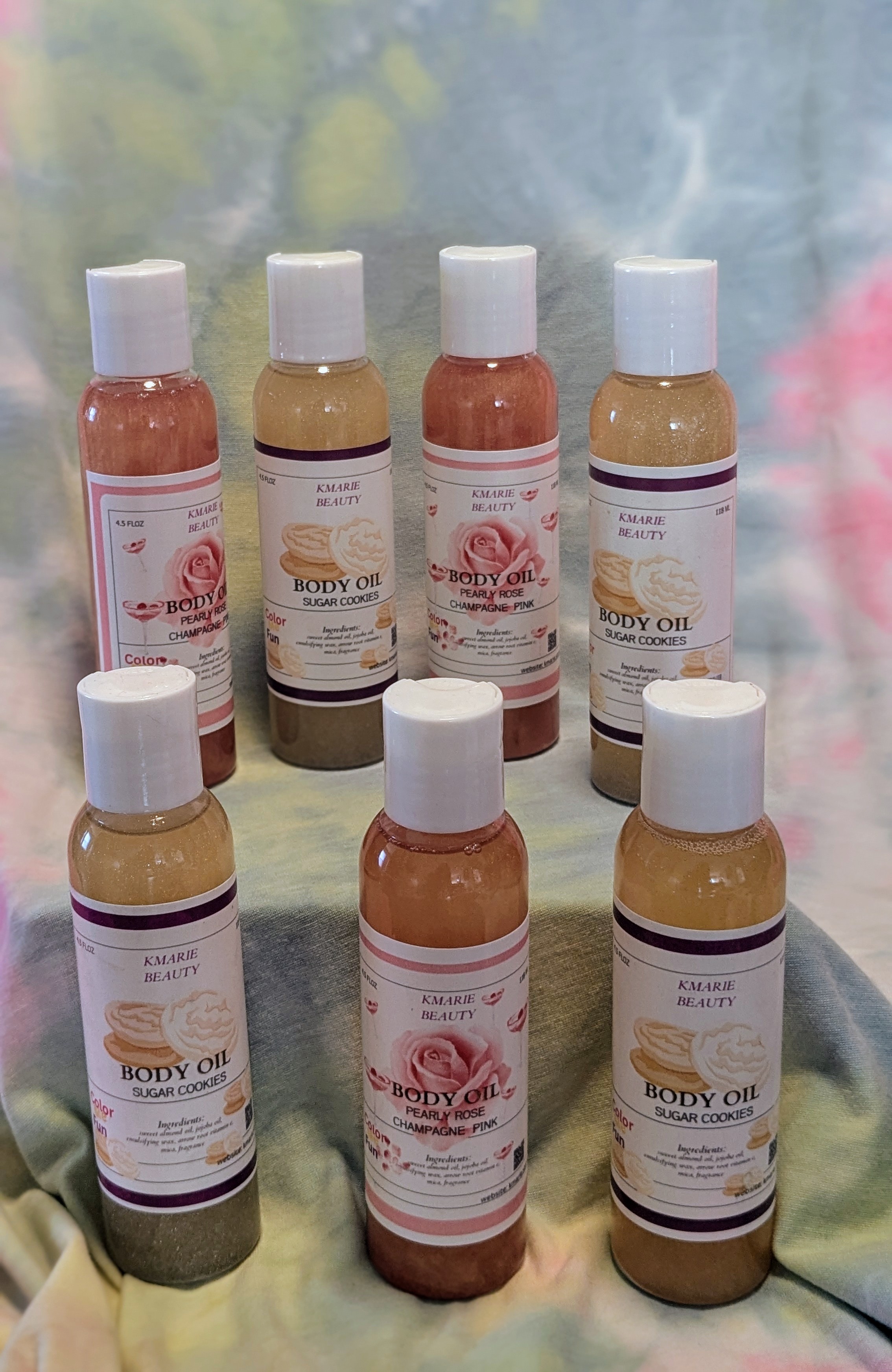 Natural Shimmery Body Oil Collection