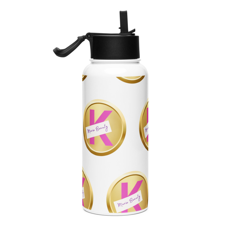 KMarie  Beauty Logo Water Bottle