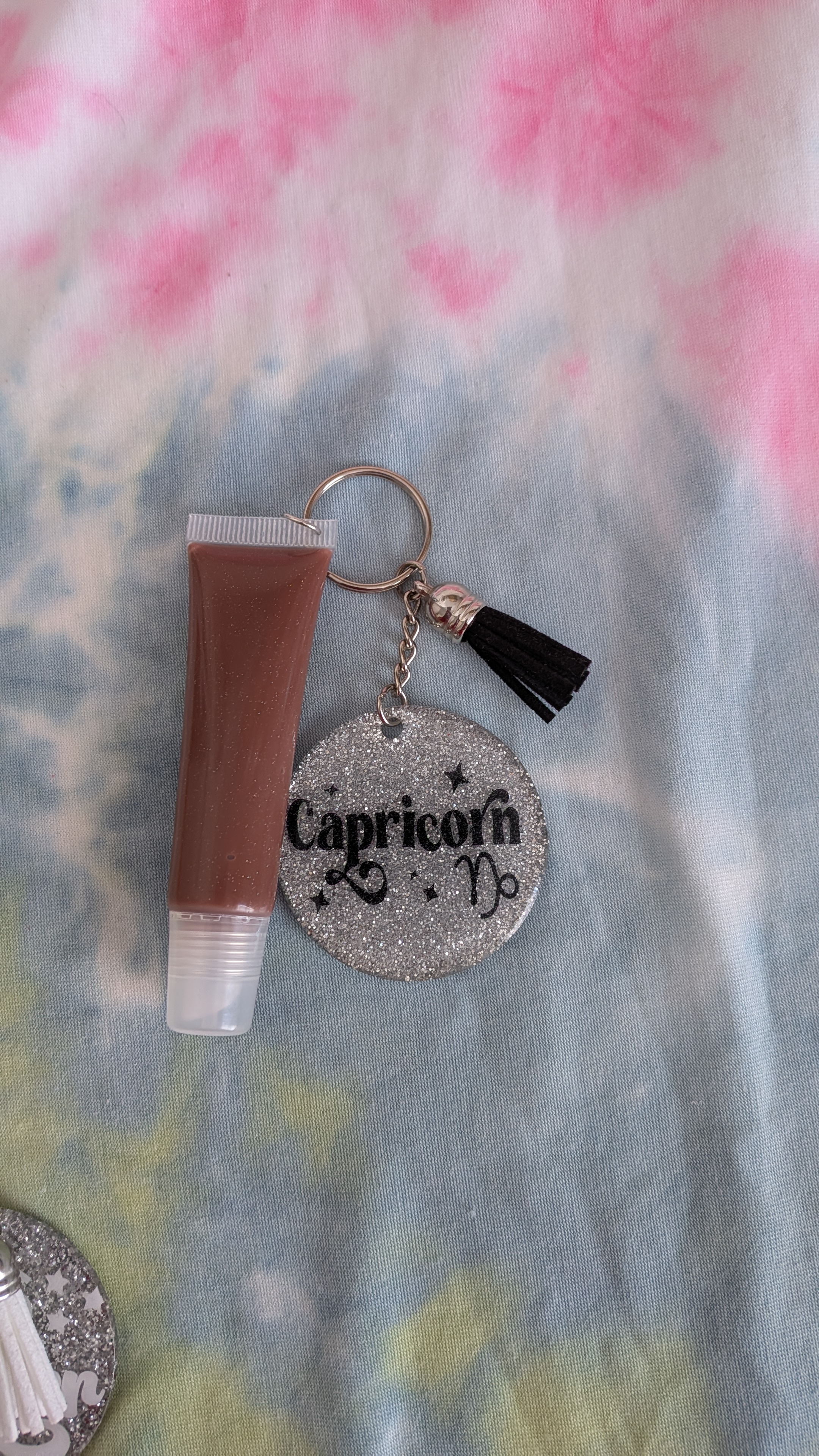 Zodiac Lip Gloss Keychain Set