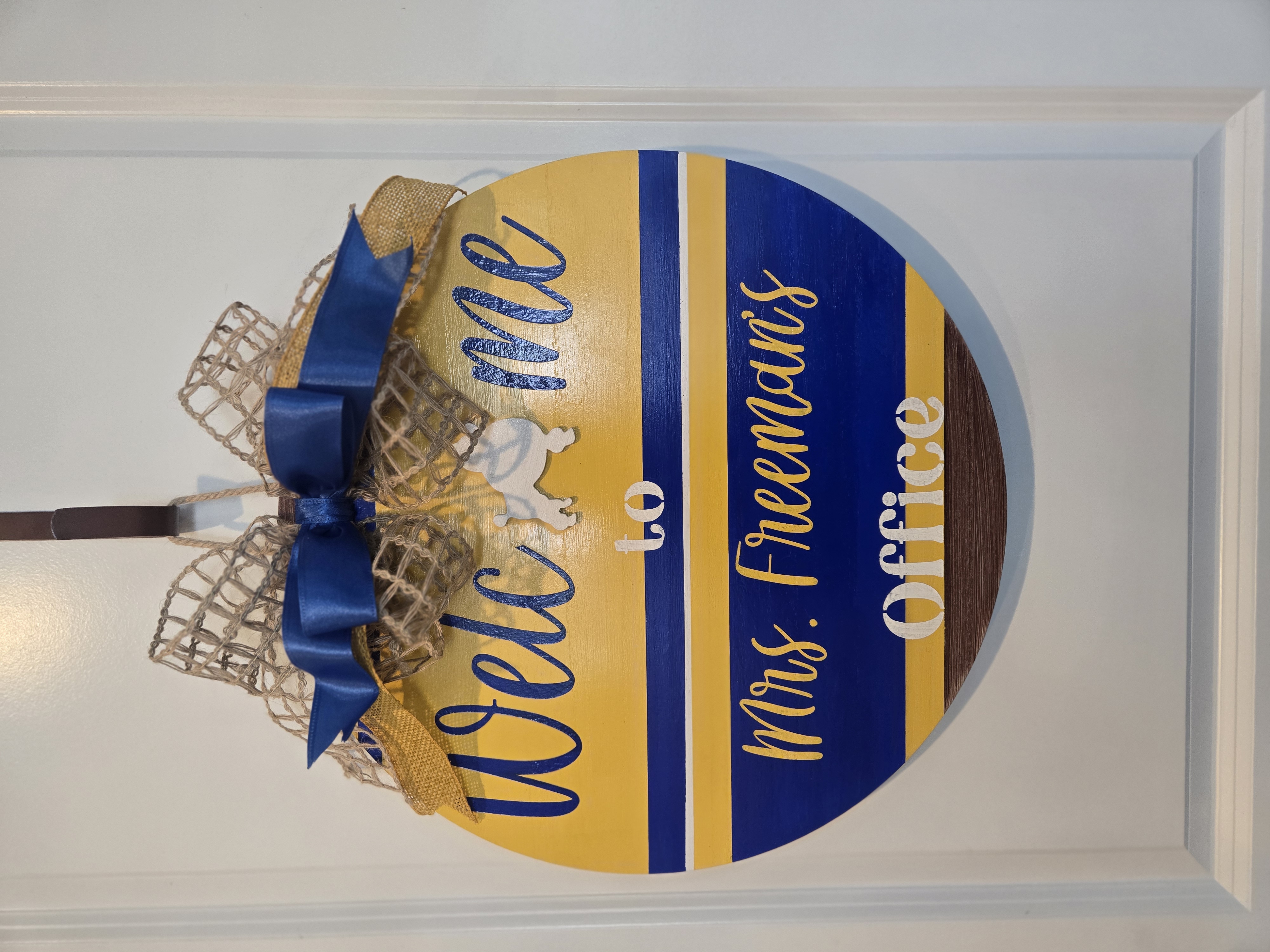 Custom Office - Welcome Sign