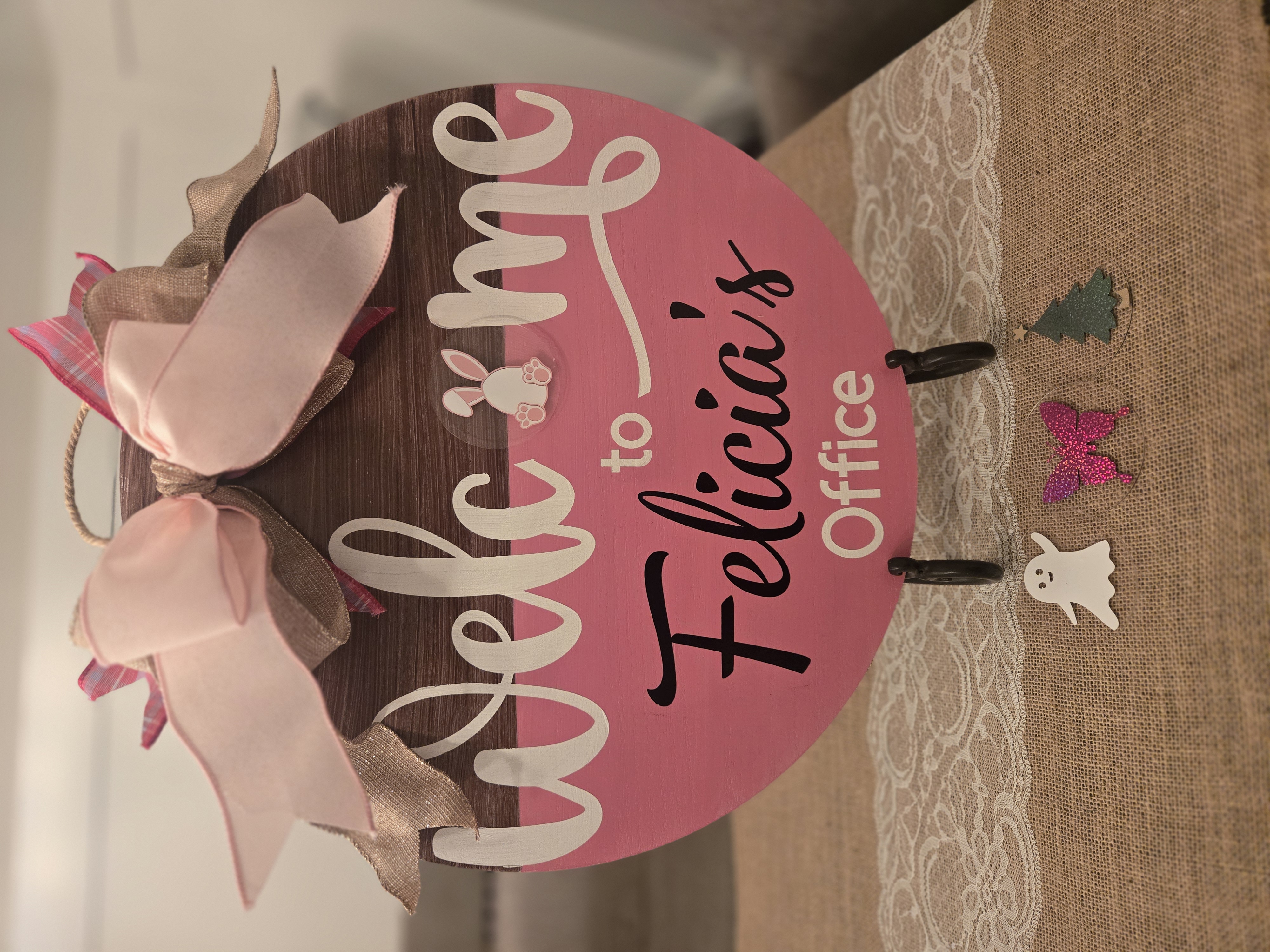 Custom Office - Welcome Sign