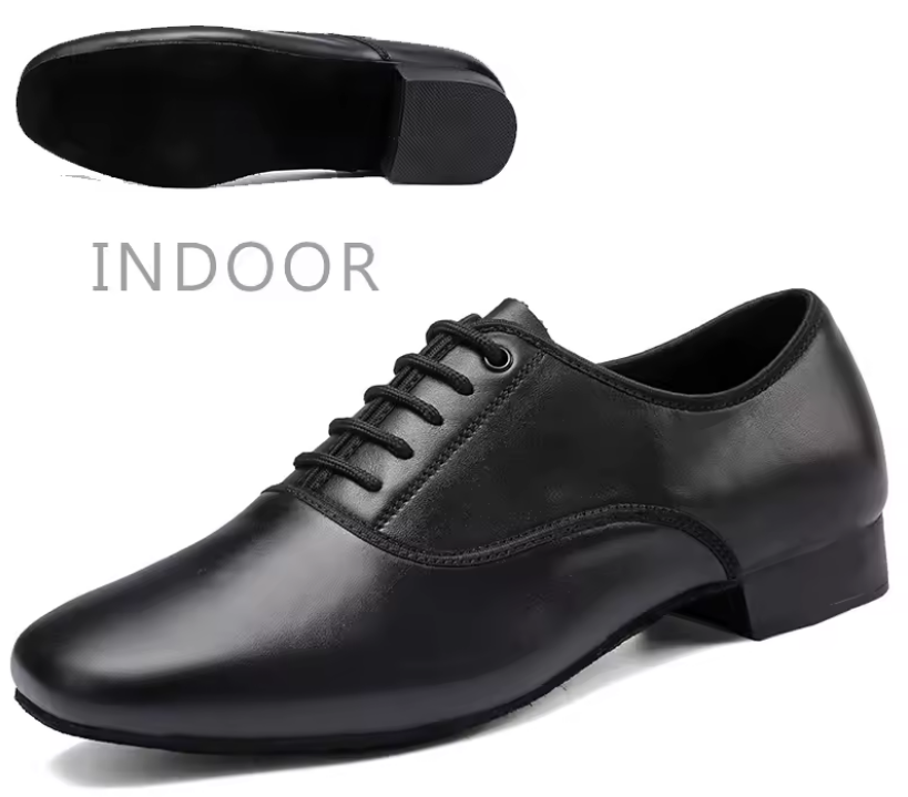 Genuine Italian Leather Latin Dance Shoes Man