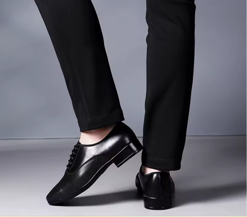  Genuine Italian Leather Latin Dance Shoes Man 