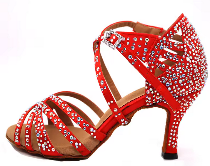 3 Colours available and choice of heel  Latin Dance Shoes