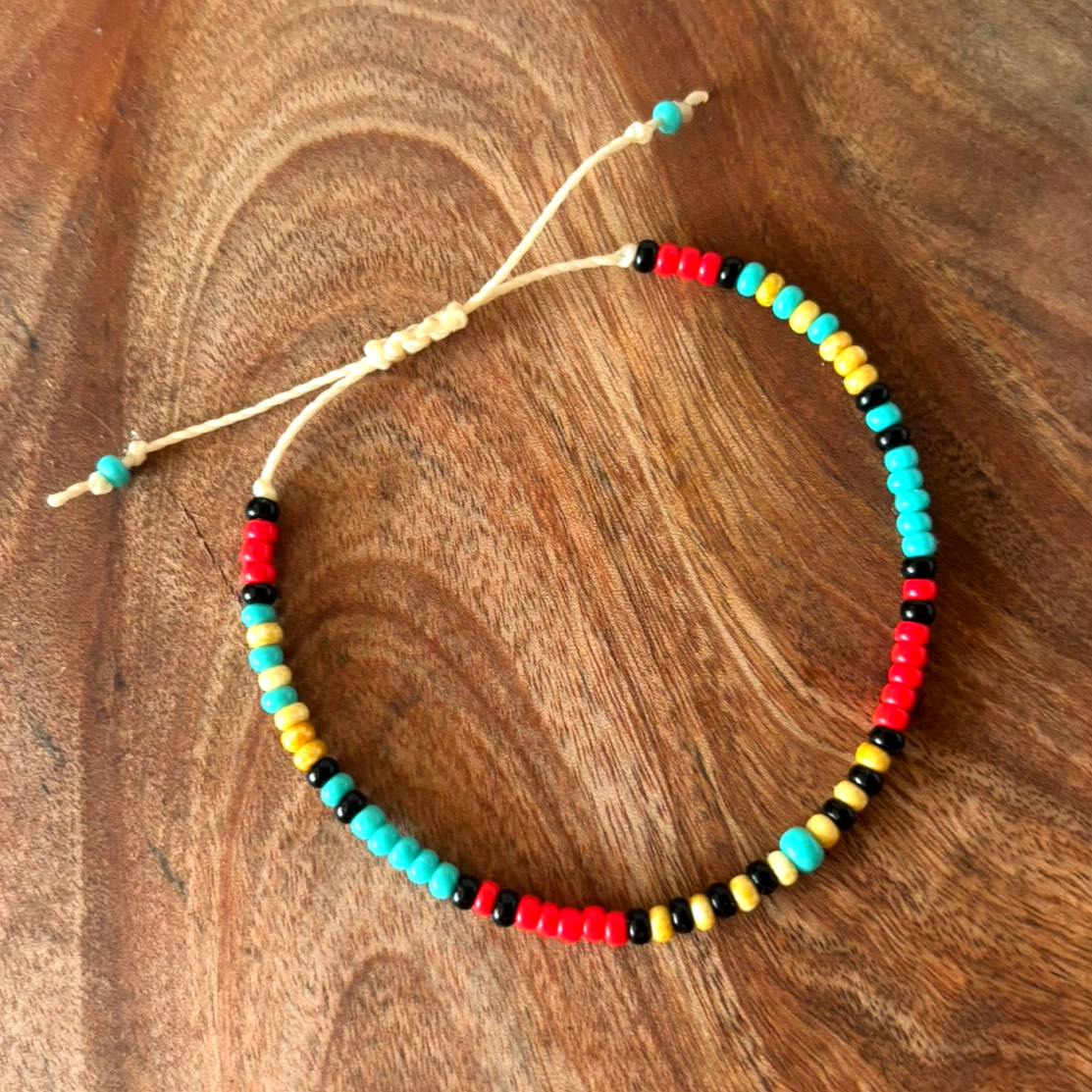 Waxed Vibin' Color Adjustable Bracelet