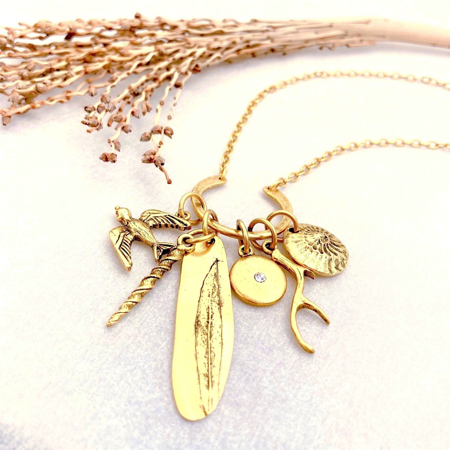 Coastal Trail Charm Necklace