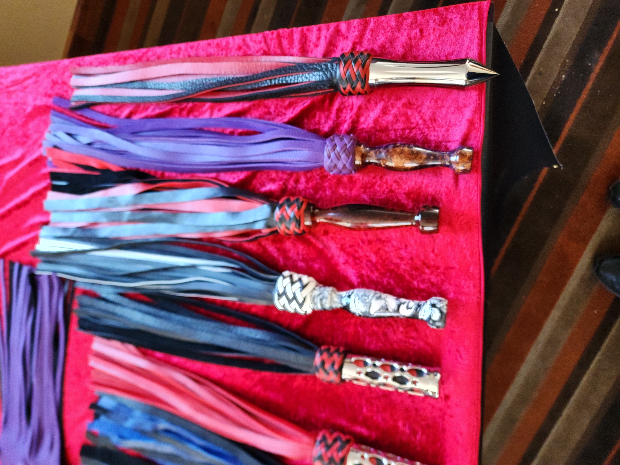 Custom Made Leather Floggers