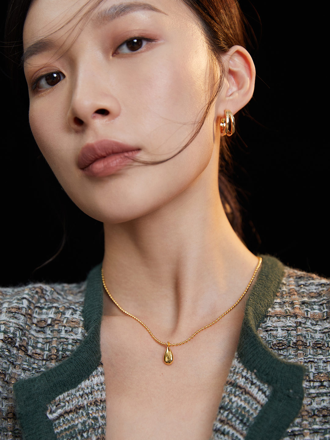 Sterling Silver Teardrop Necklace