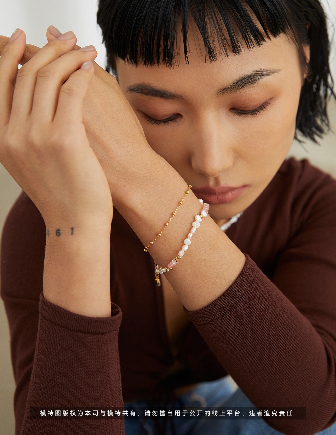 Sterling Silver Pearl Bracelet