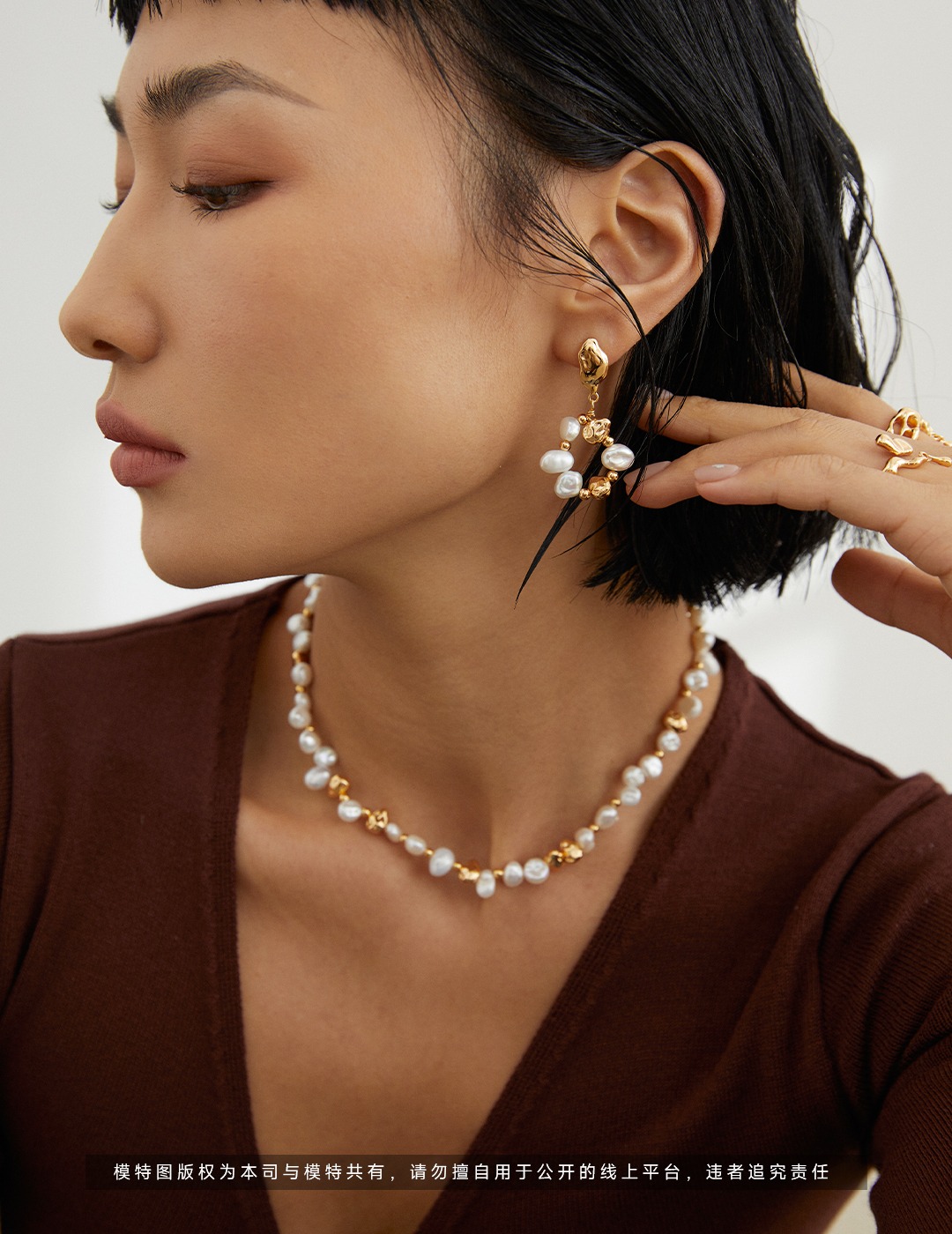 Pearl Sterling Silver Earrings,Bracelet,Pearl Necklace