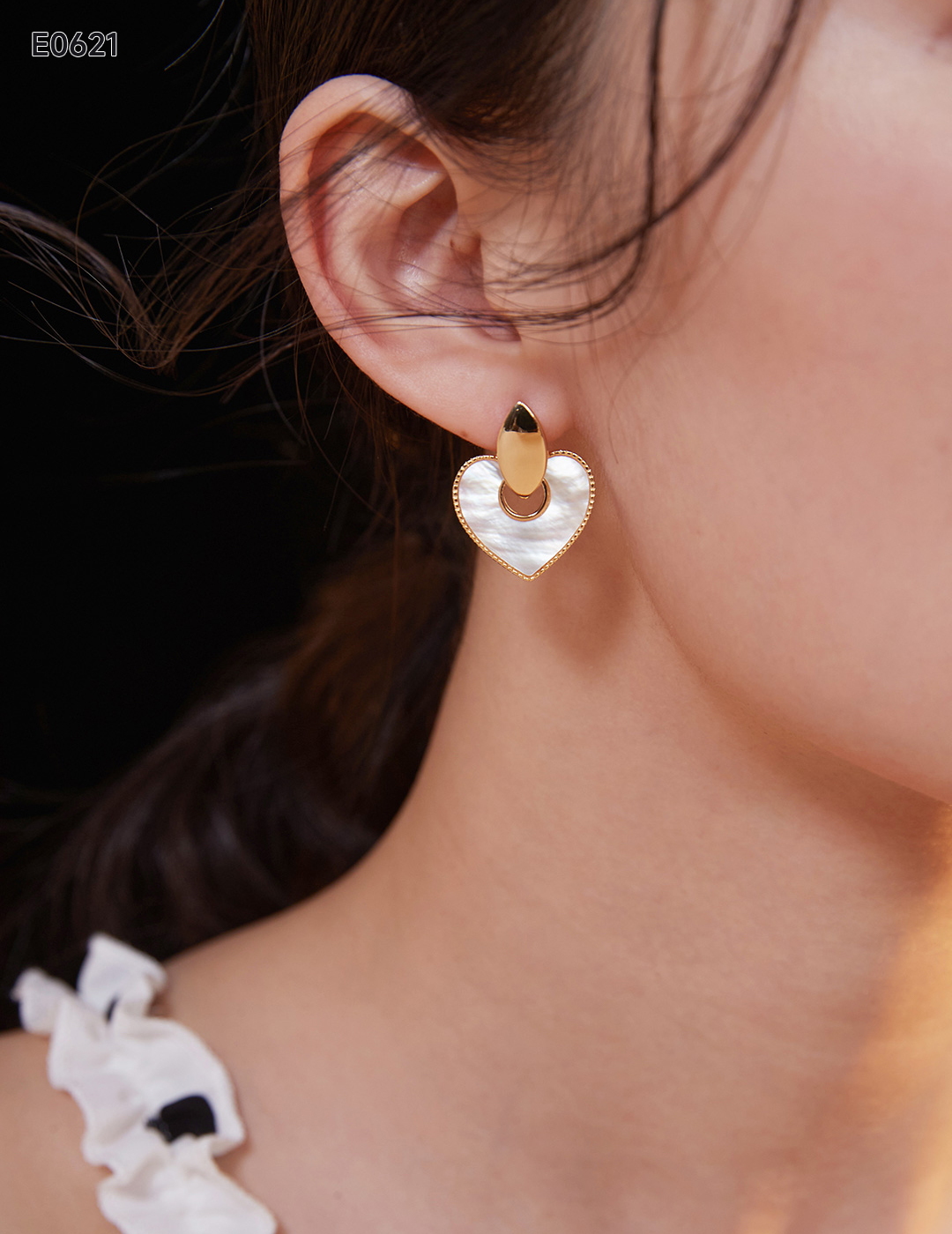 Sterling Silver Mother of Pearl Earrings