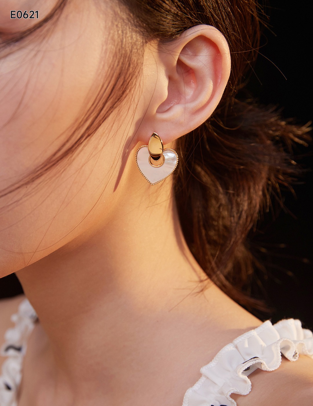 Sterling Silver Mother of Pearl Earrings