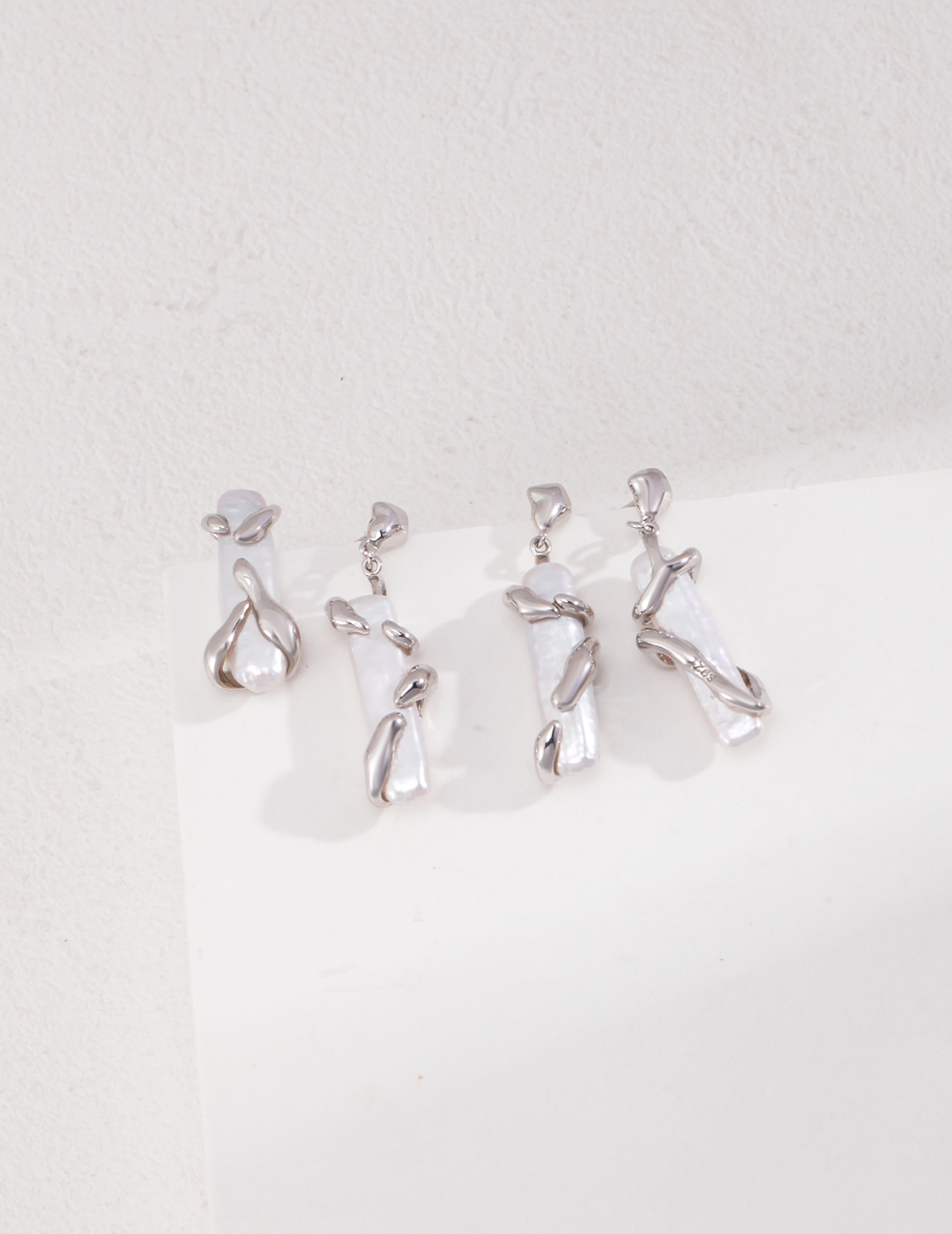 Pearl Sterling Silver Earrings