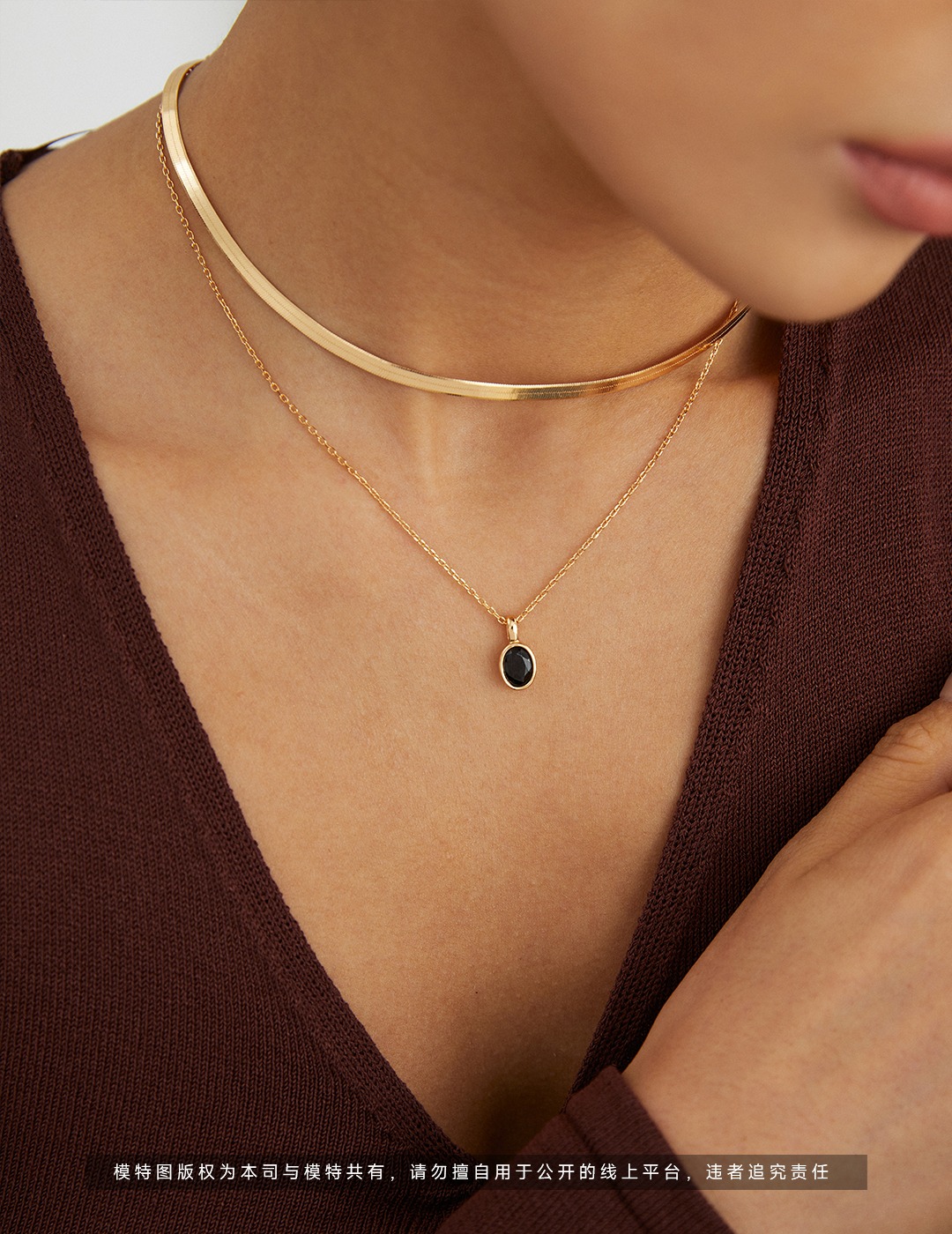 terling Silver Zircon Necklace