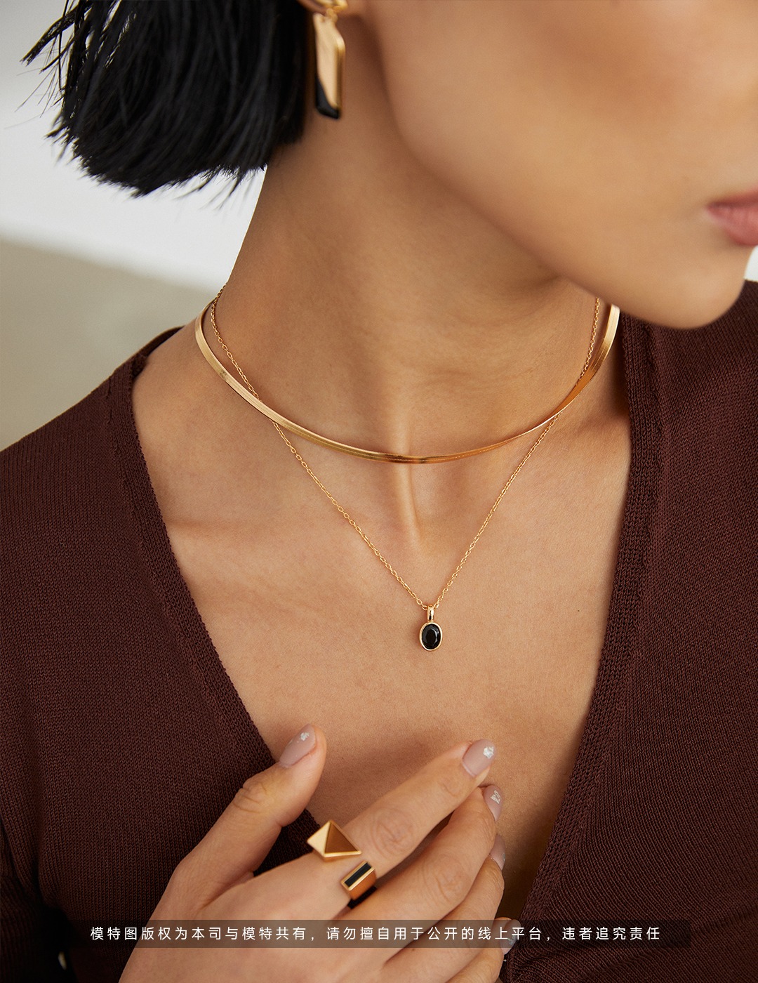 terling Silver Zircon Necklace