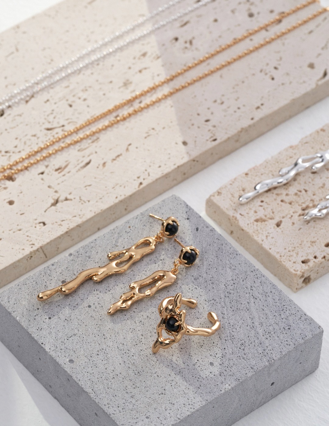 Sterling Silver Agate Necklace