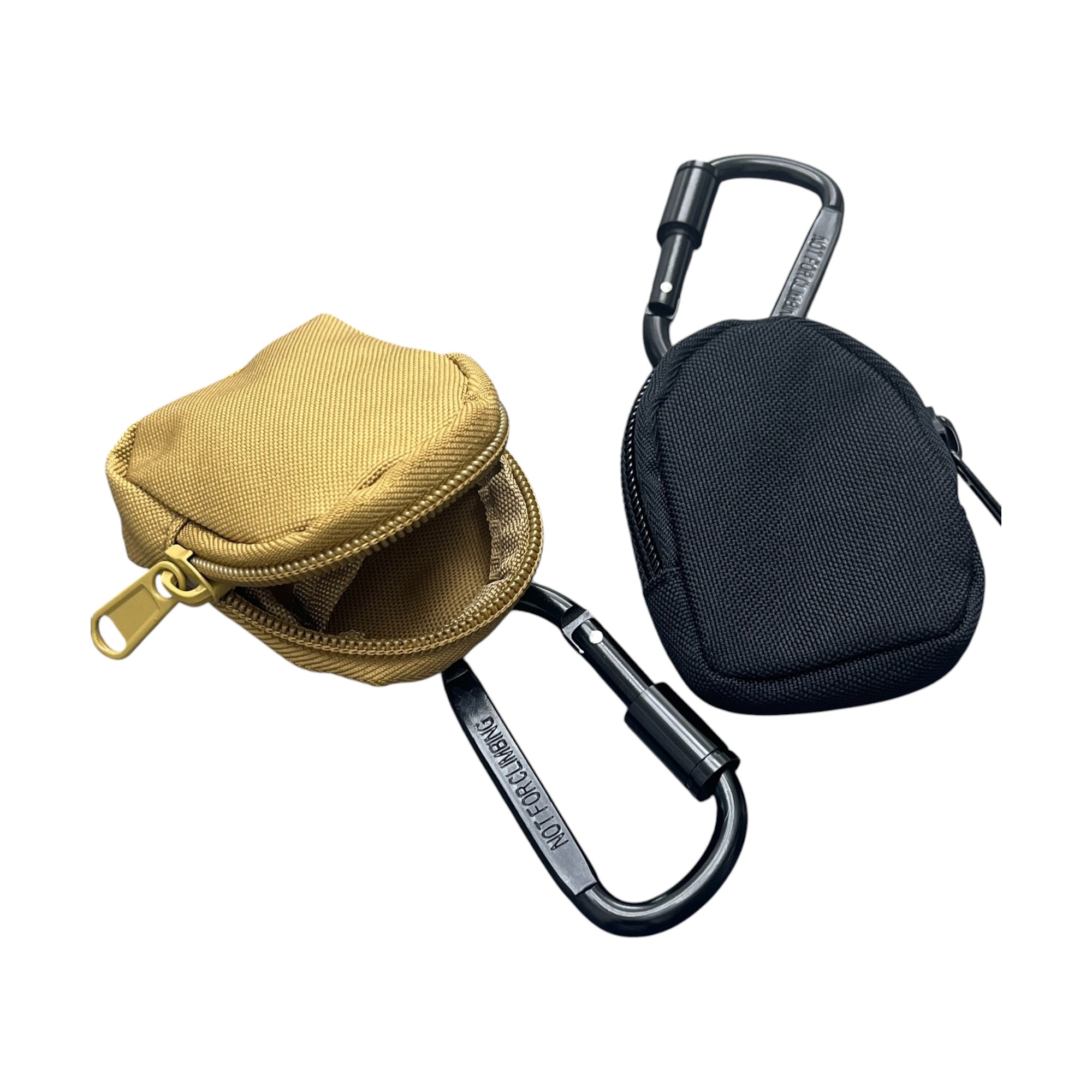 Portable Black Zipper Pouch
