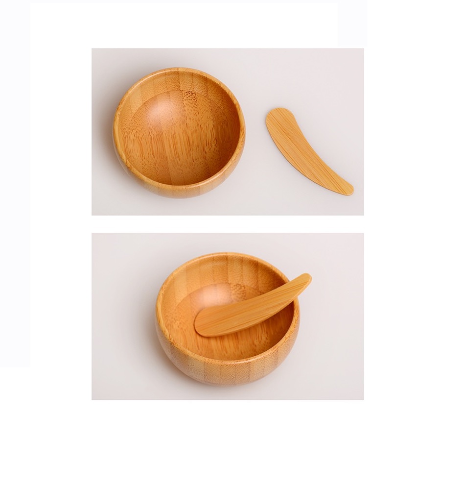 Bamboo Mortar and Pestle Set