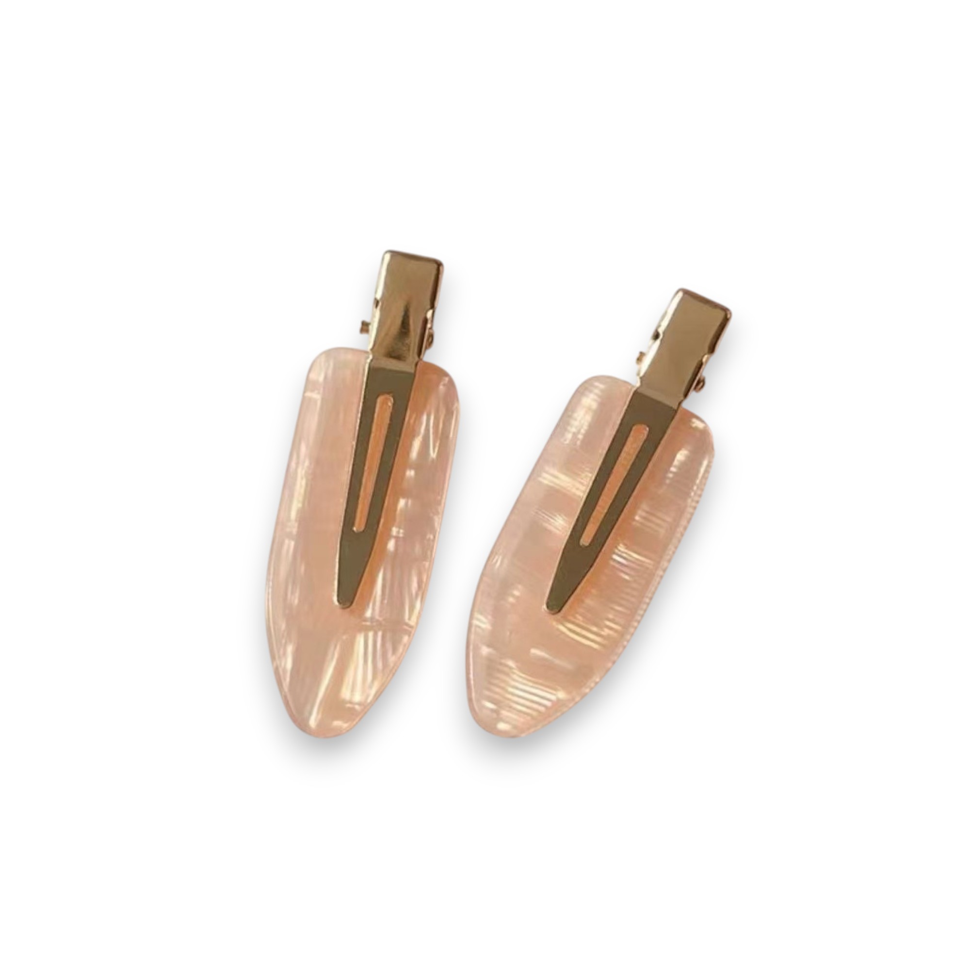 Pearlescent Hair Clips