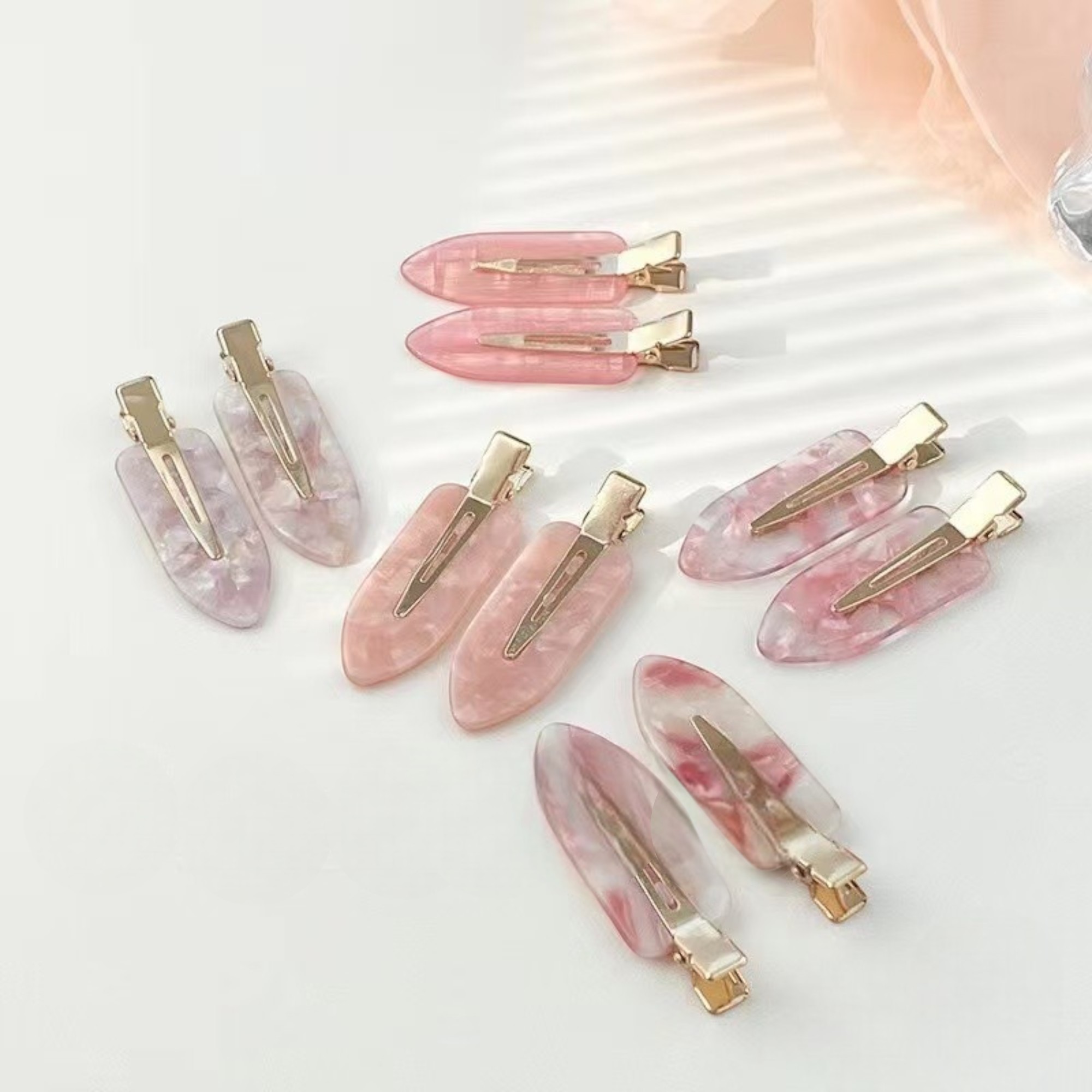 Pearlescent Hair Clips