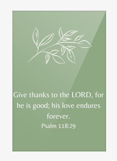 Psalm 118:29