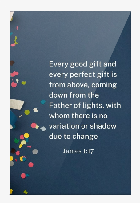 James 1:17