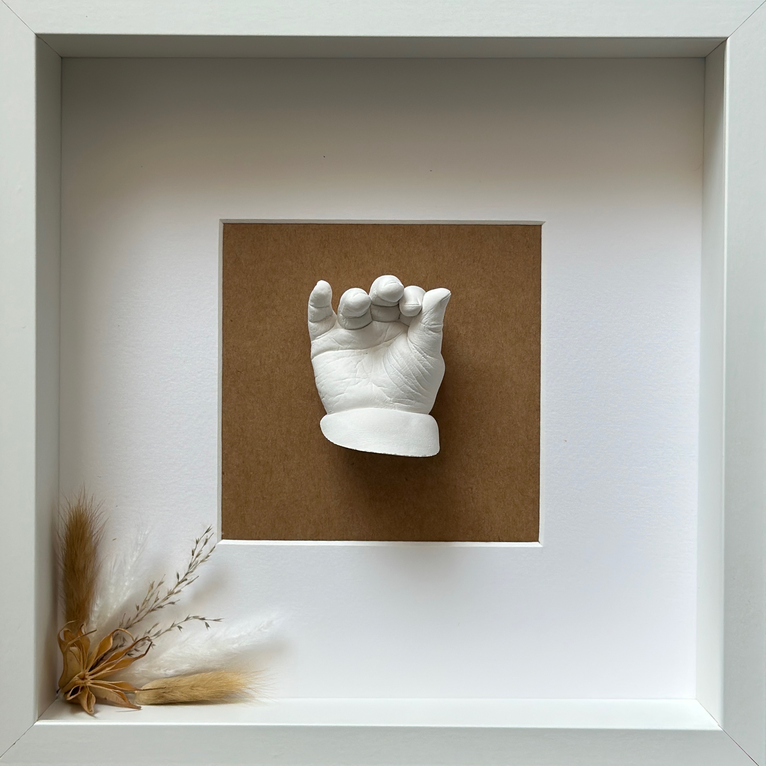Cadre avec 1 empreinte bébé