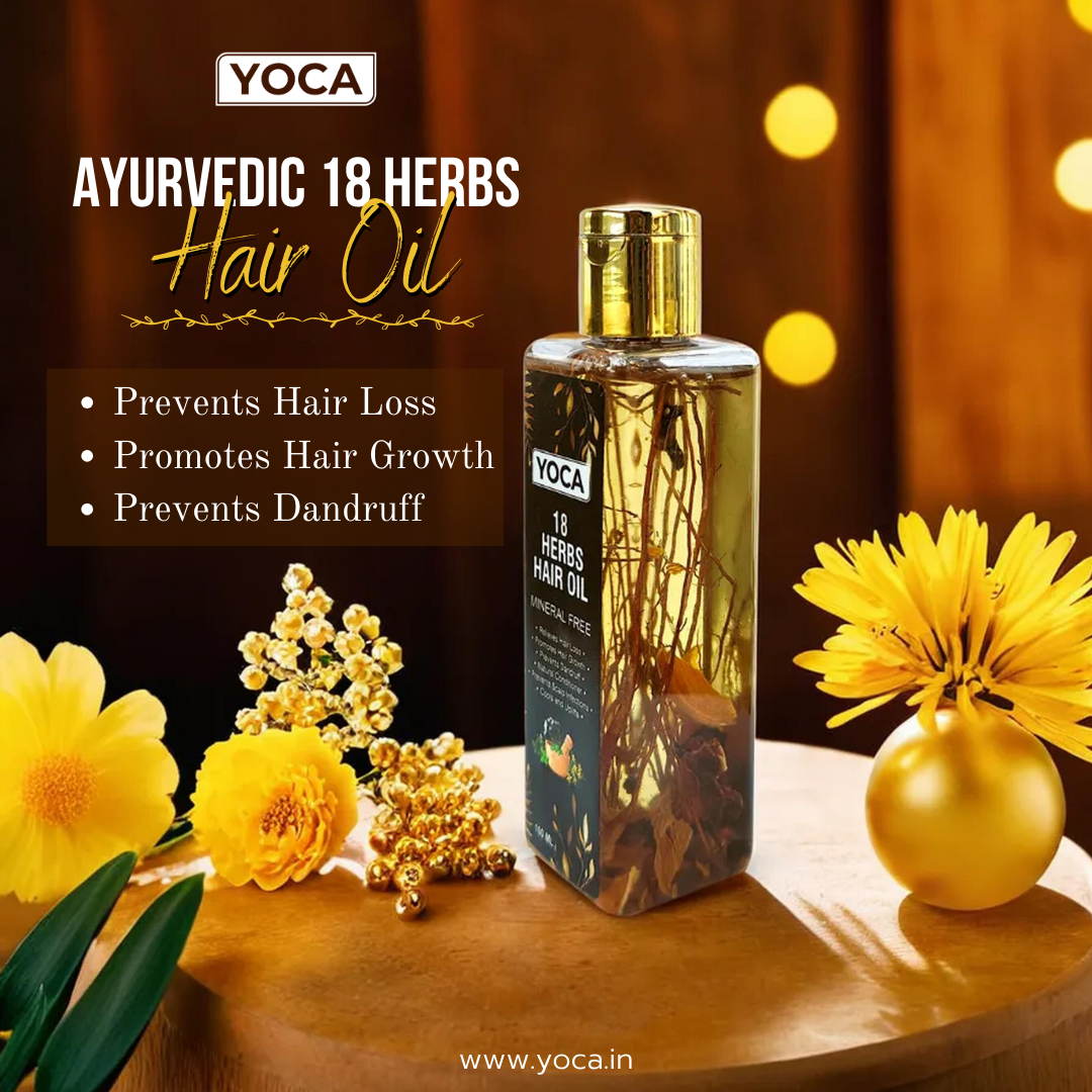 Ayurvedic 18 Herbs Hair Oil 100ml