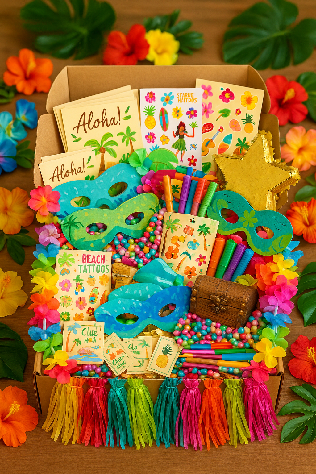Hawaiian Beach Party Box