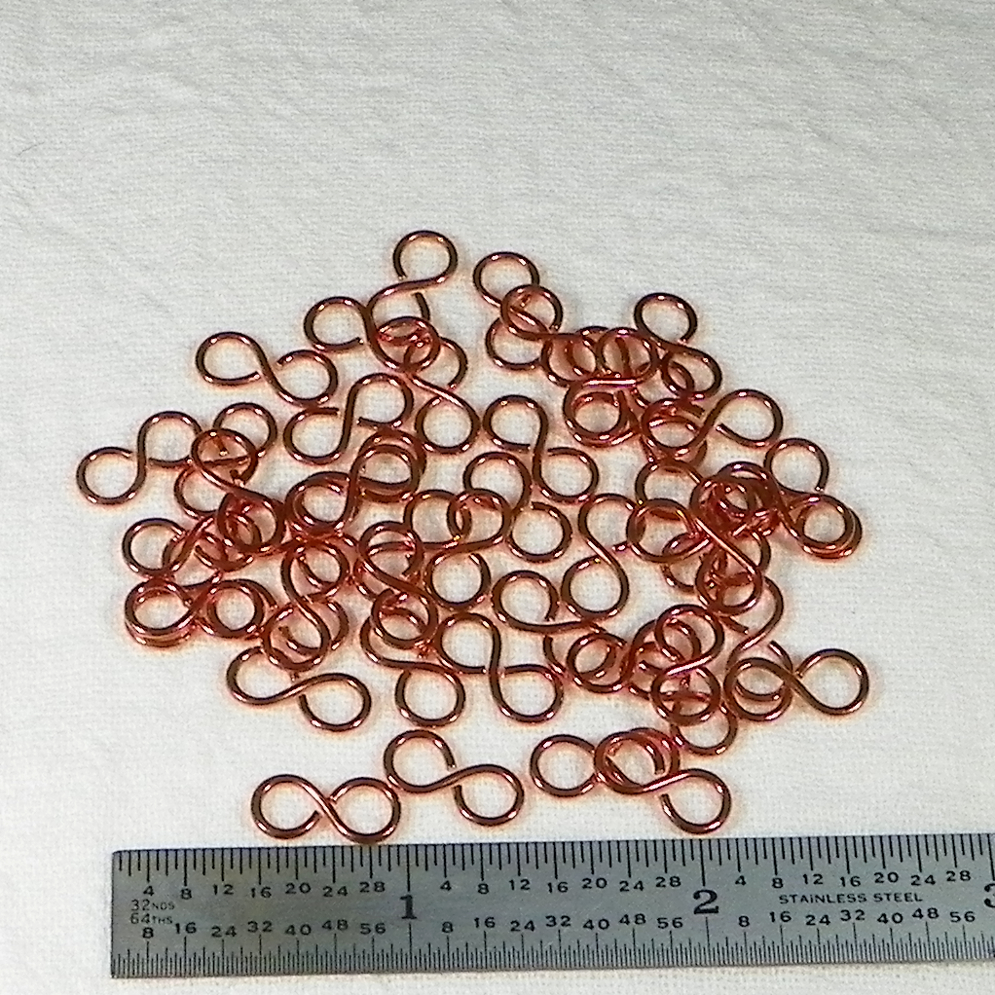 Copper Infinity Loop Connectors