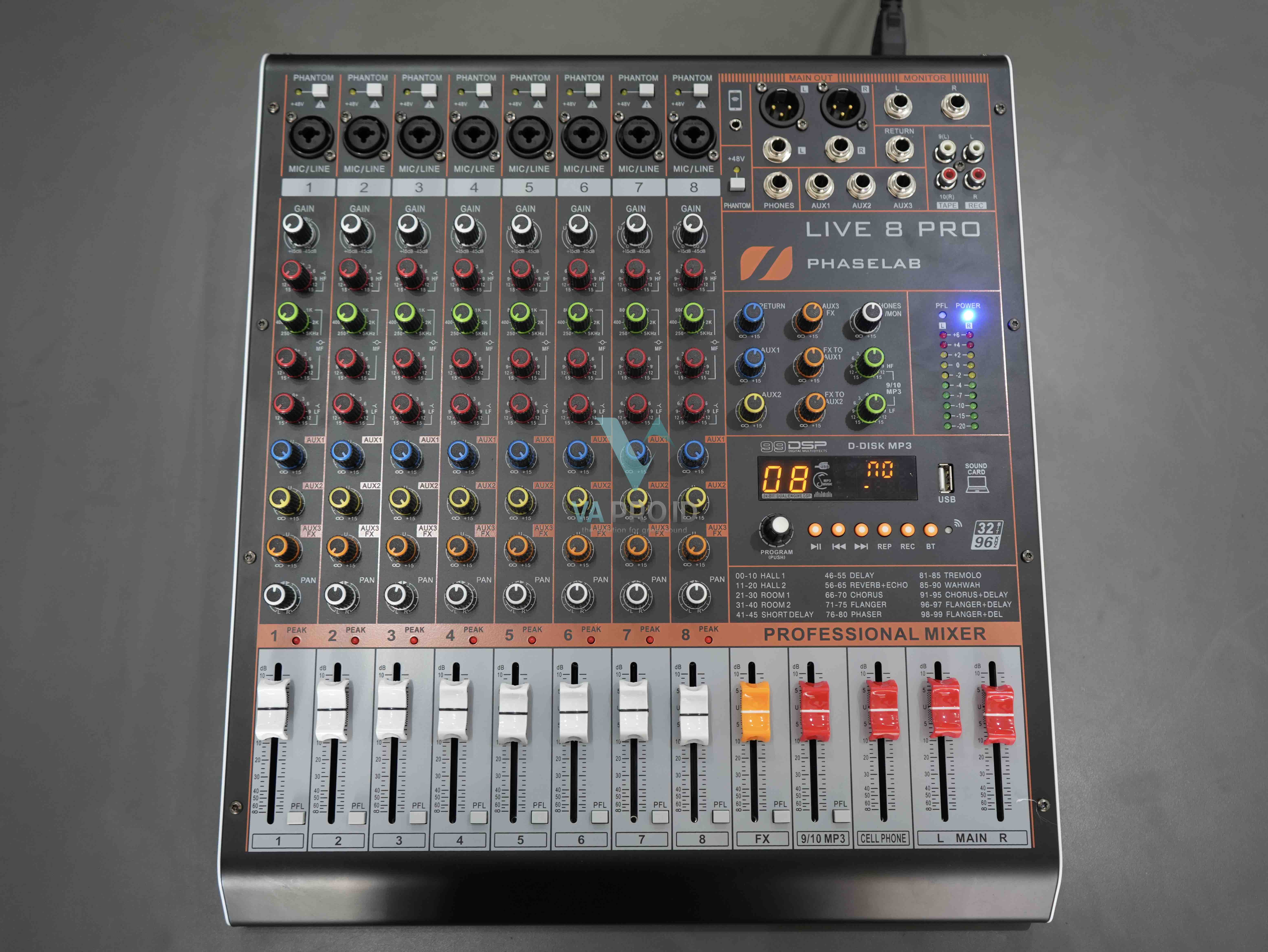 MIXER PHASELAB LIVE8 PRO