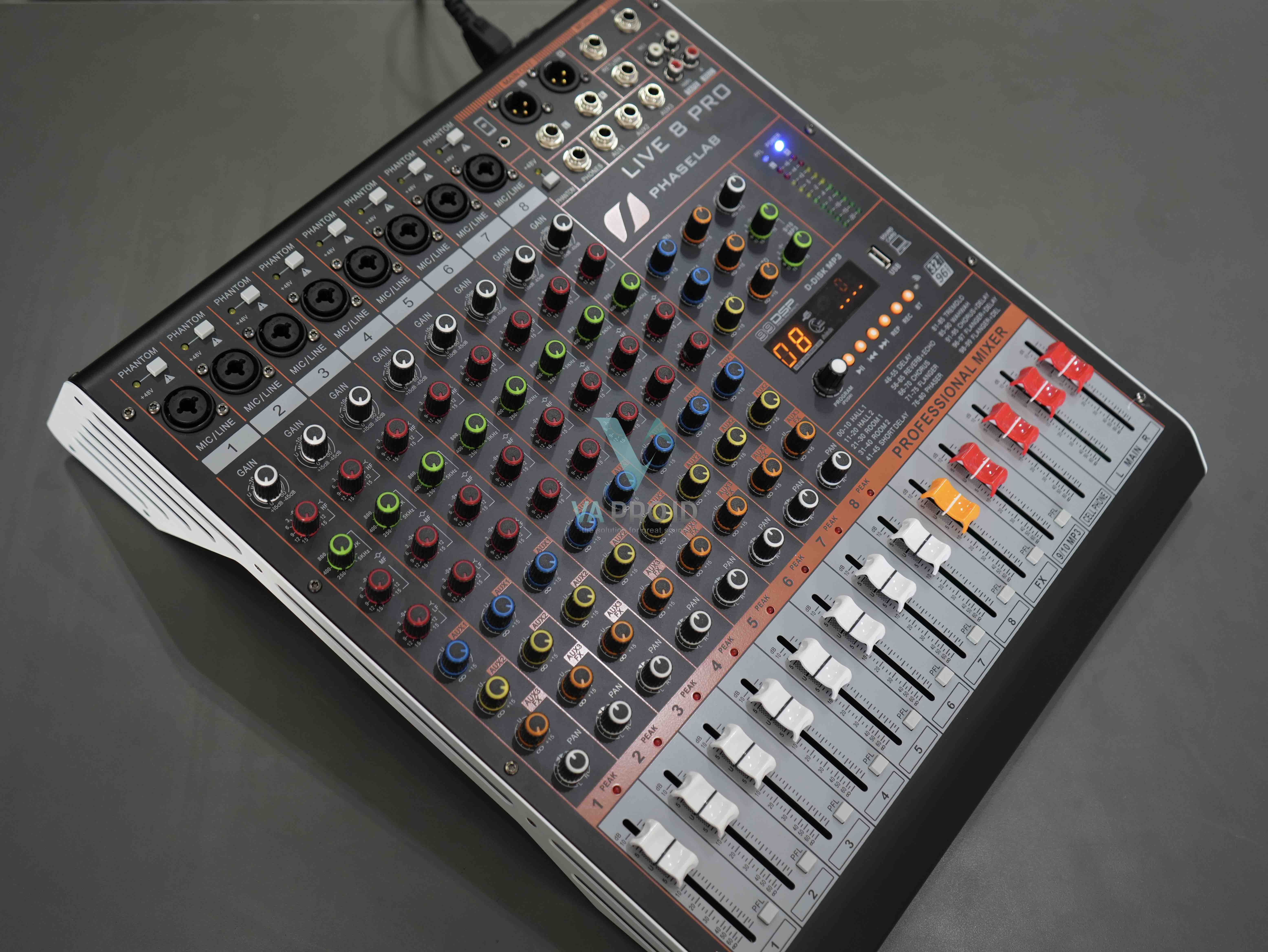 MIXER PHASELAB LIVE8 PRO